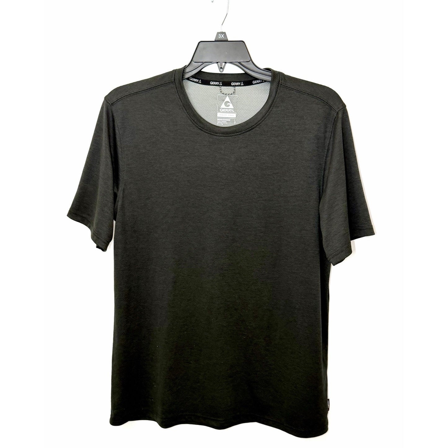 Gerry Men’s Size Large Performance Short Sleeve T-Shirt Charcoal Heather Gray