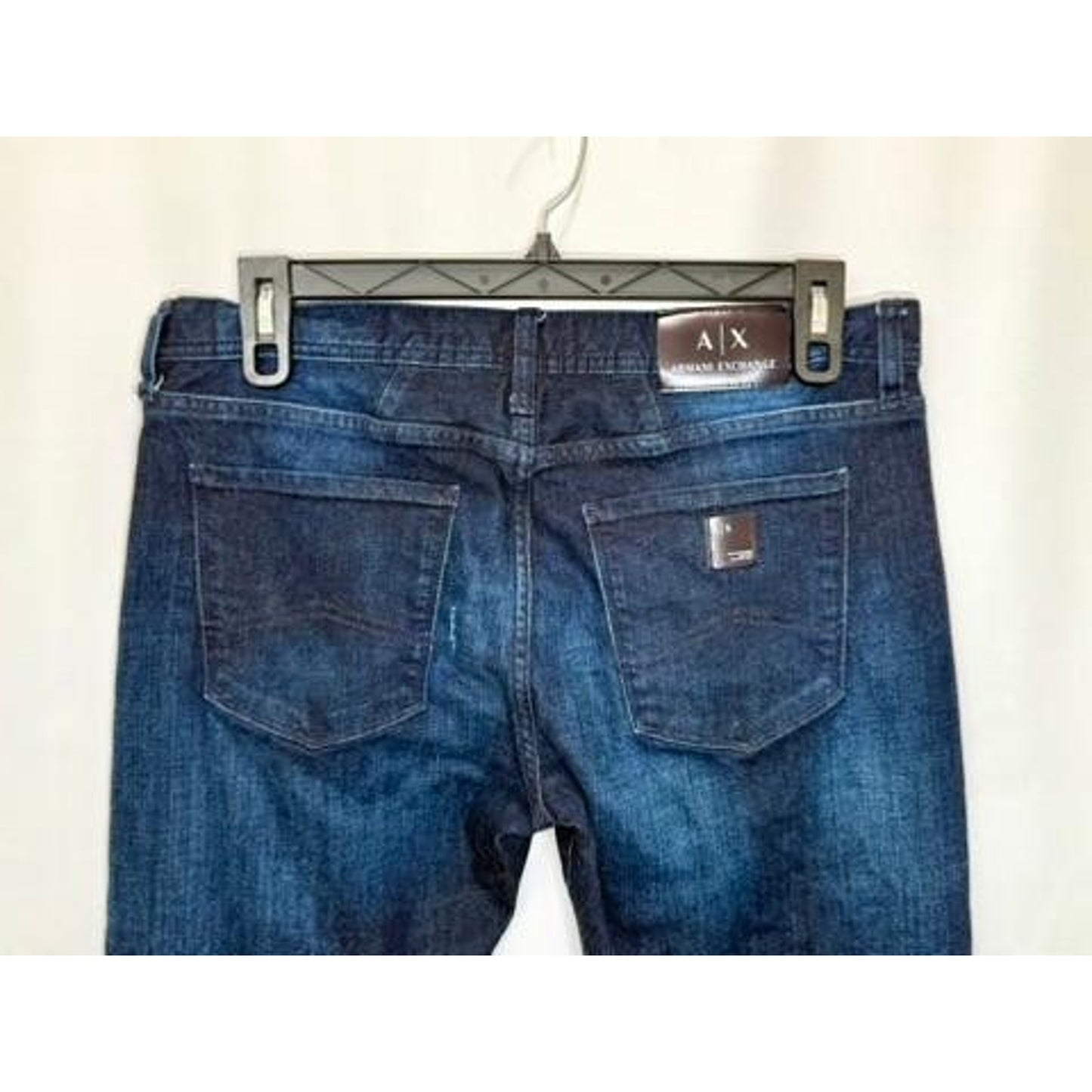 Armani Exchange J13 Slim Jeans Mens Size 34 Dark Wash Blue Denim