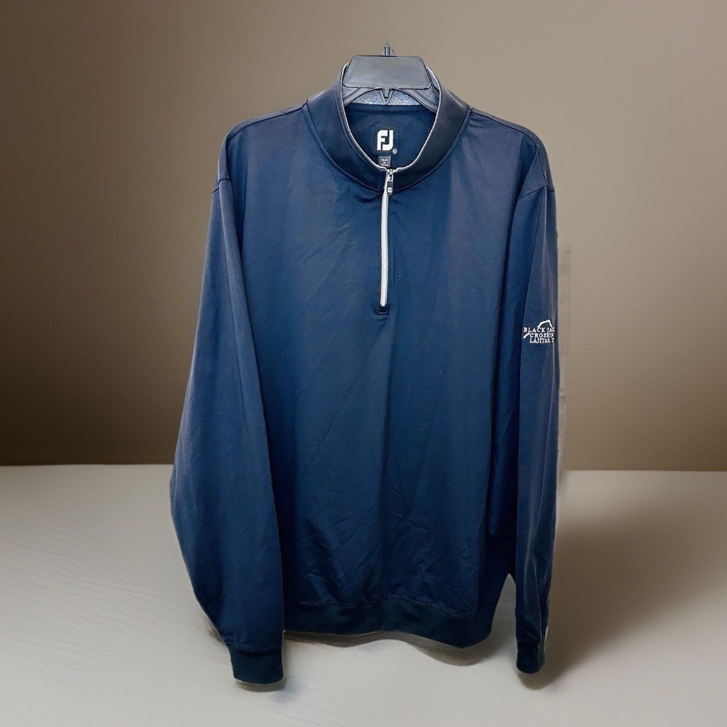 FootJoy Men's 1/4 Zip Golf Performance Pullover | Men’s XL | Black | Outdoors