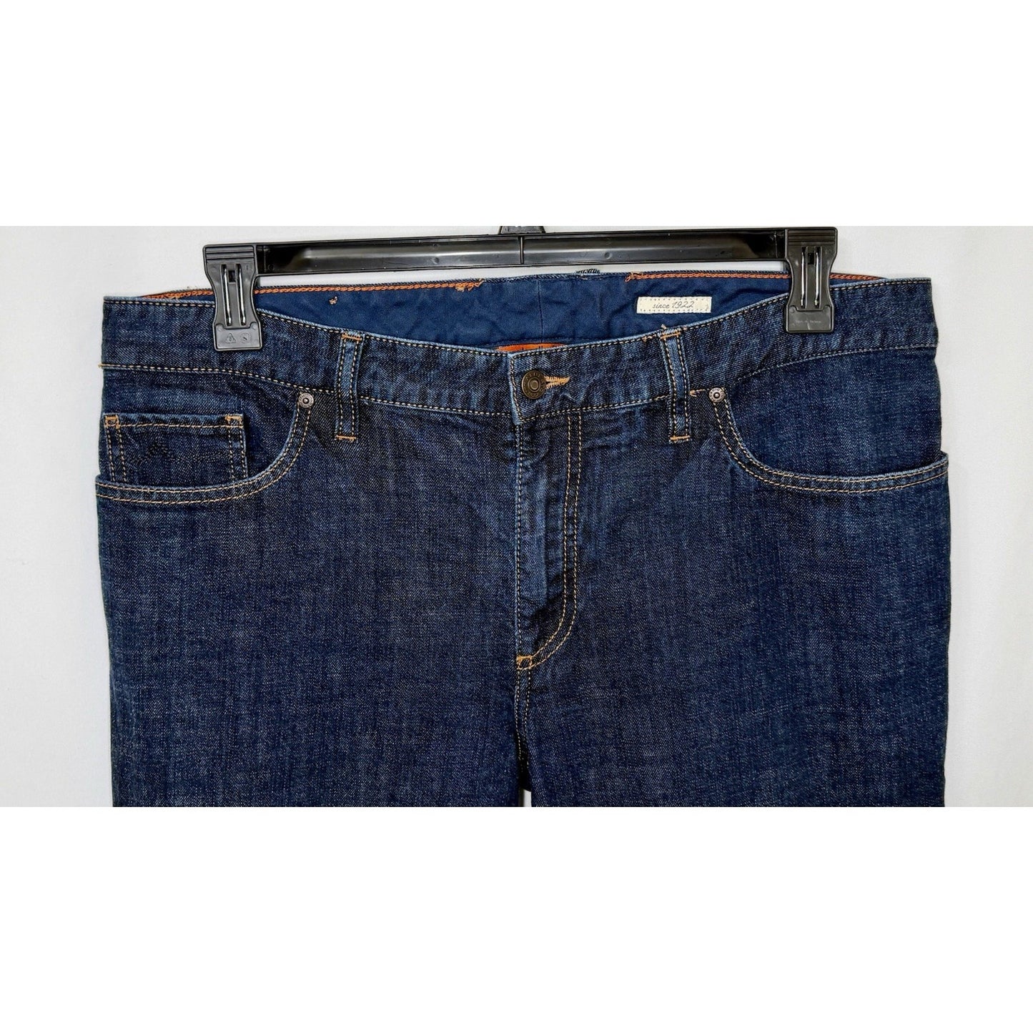 Alberto Pipe Regular Slim Fit Denim Blue Dark Wash 38x30 (Tag 38x34) $245 Retail