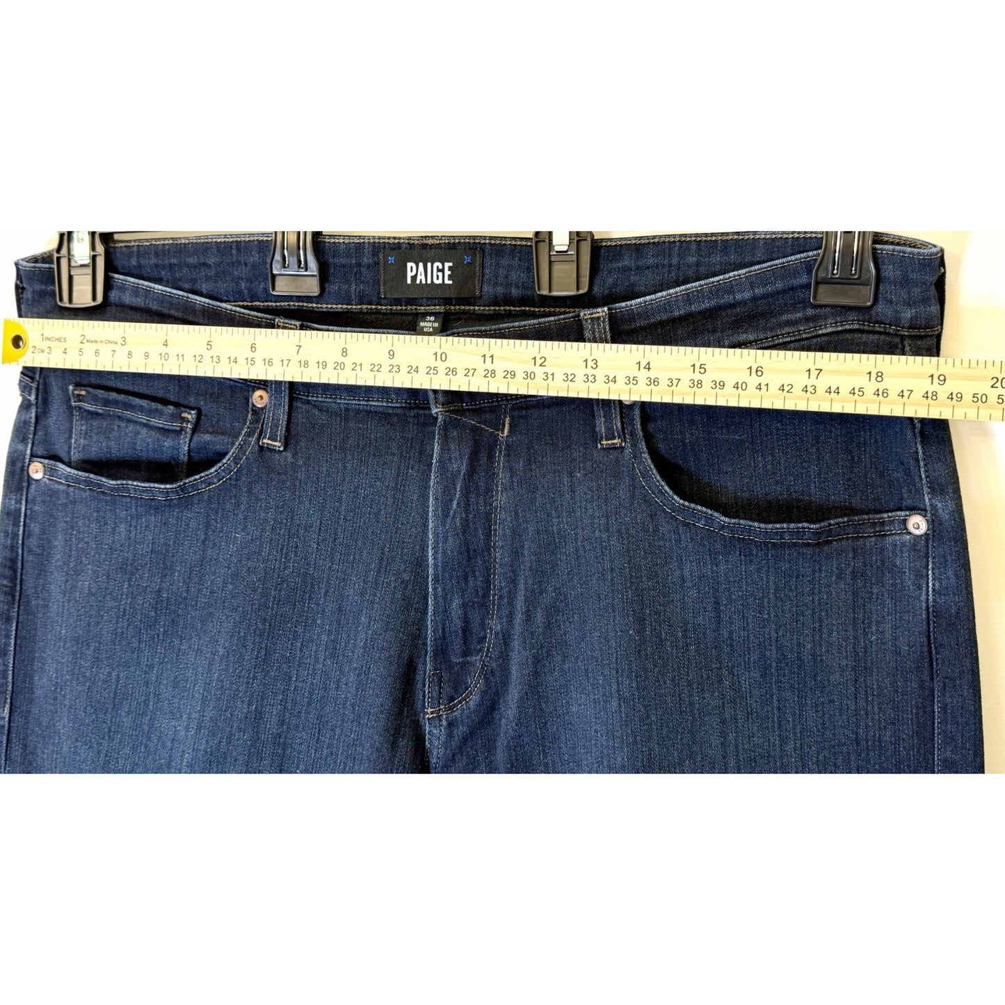 Paige Federal Jeans / Mens Size 36x30 / Stretch Slim Straight Leg ($225 New!!!!)