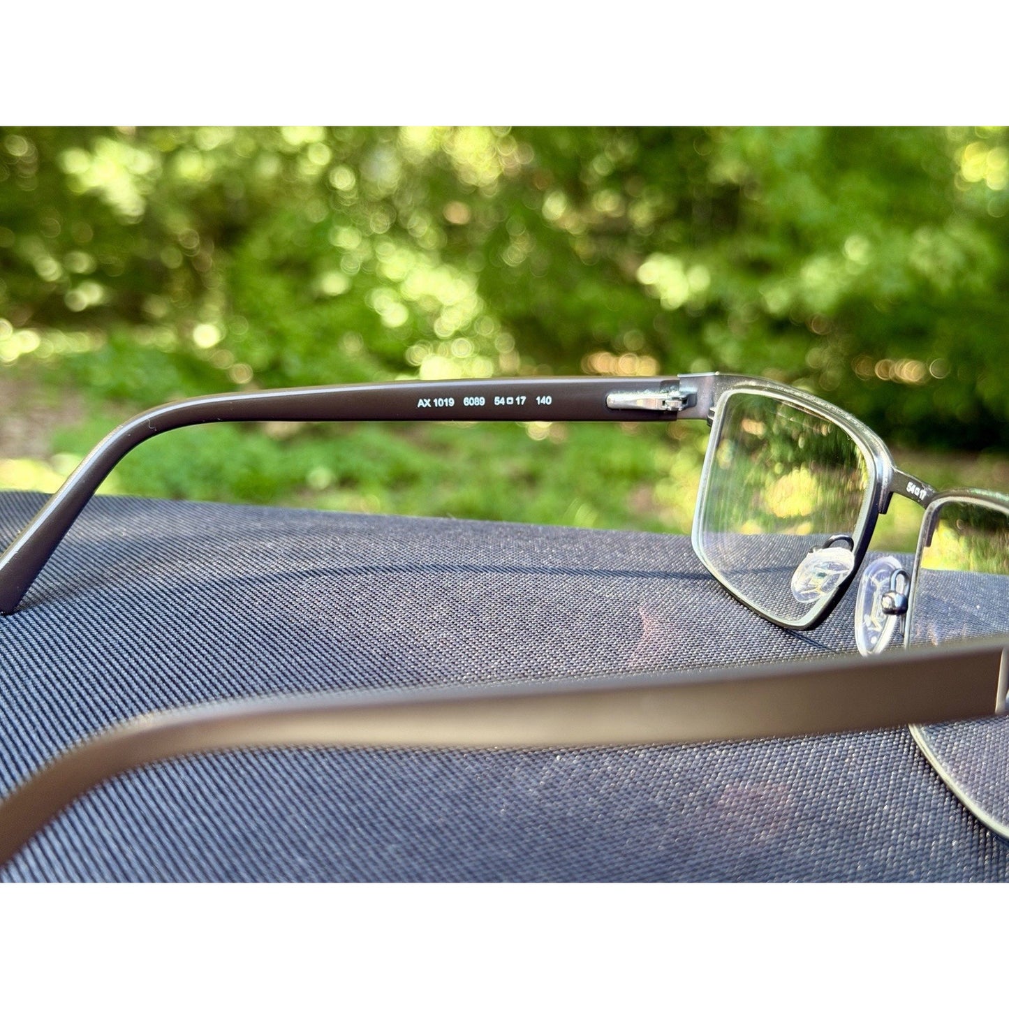 Armani Exchange AX1019 6001 Matte Brown Eyeglasses Frames Men's 54/17 140 A|X