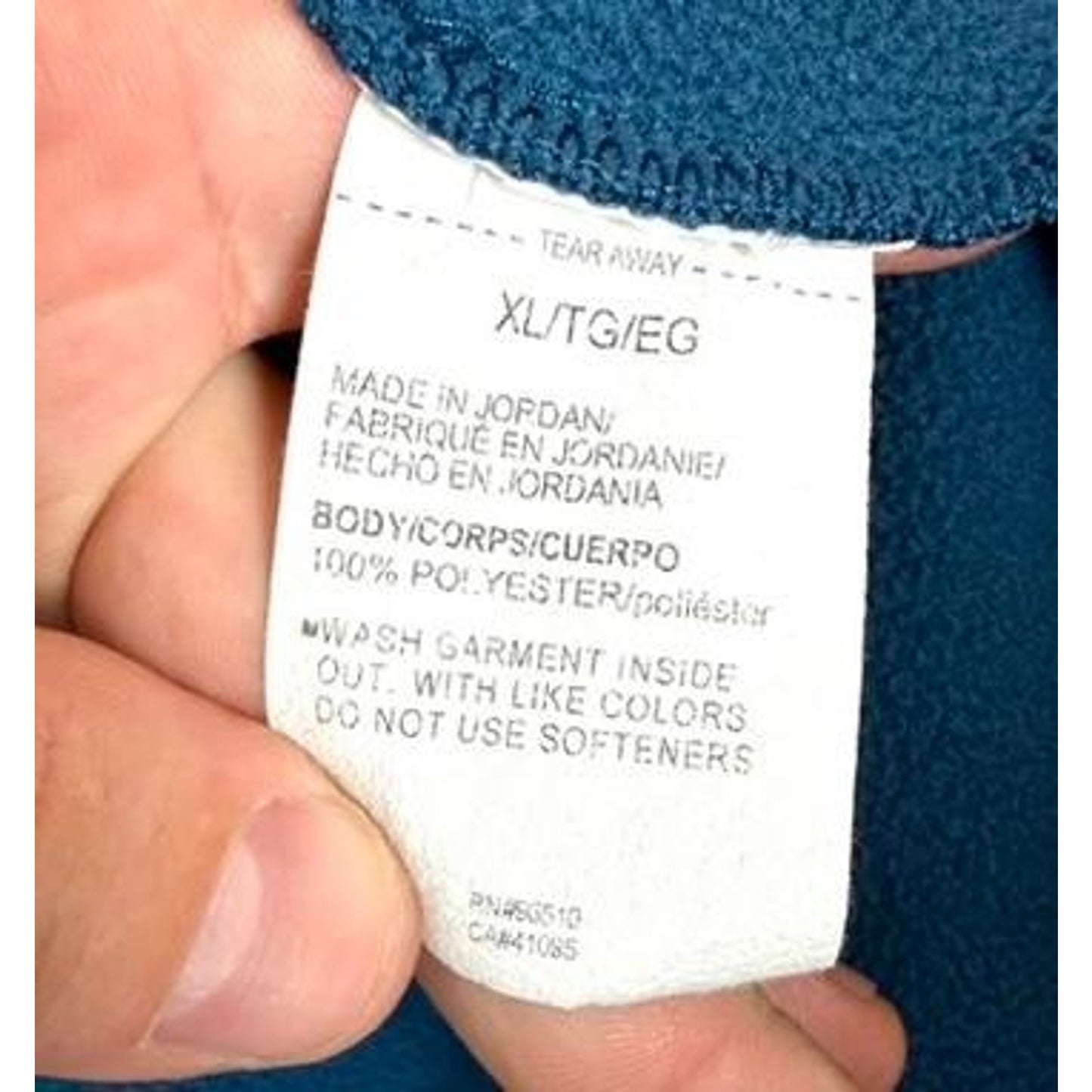 Under Armour ColdGear 1/4 Zip Pullover Mens XL Blue Space Dye Fleece Sweater