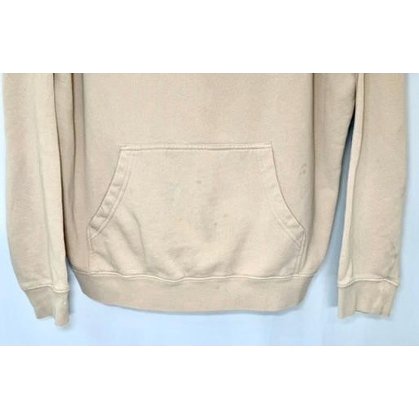 Huk Performance Fishing Hoodie Mens Medium Beige Cotton Blend Pullover