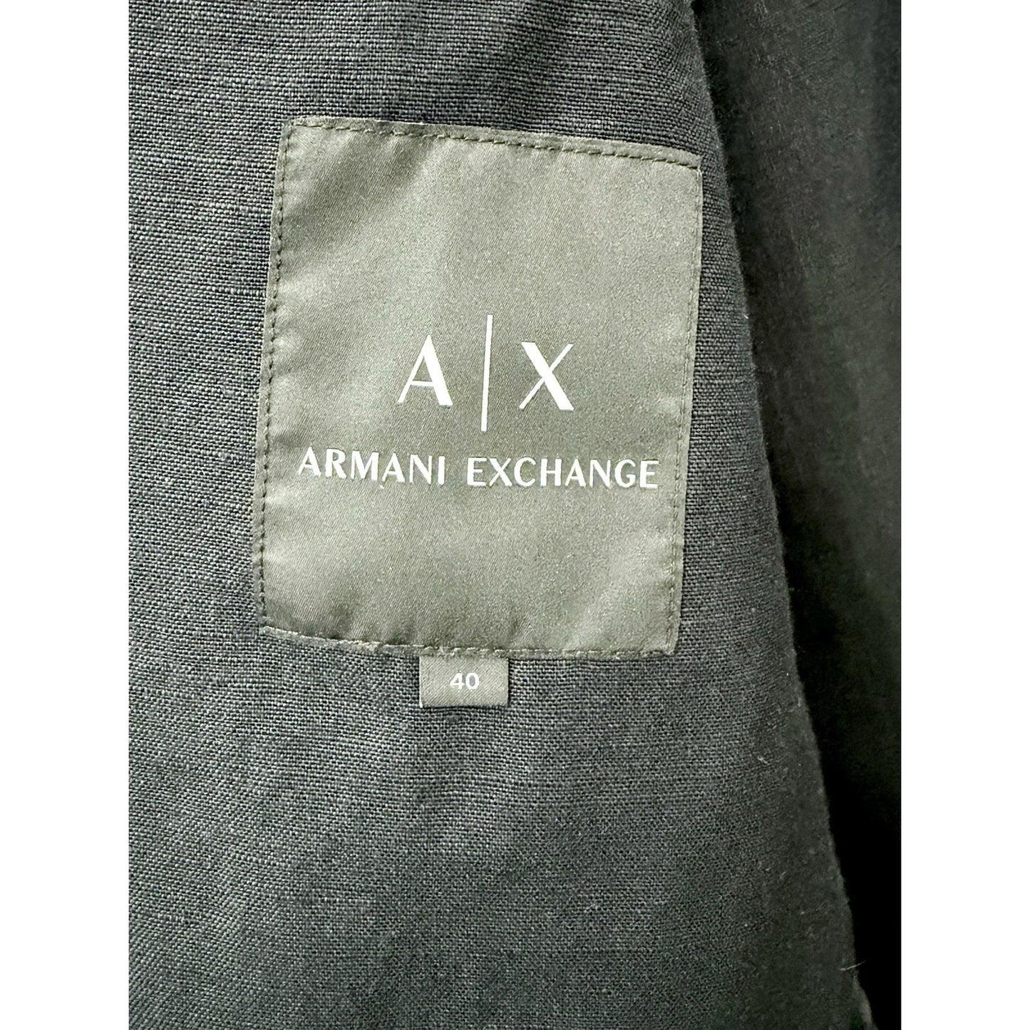 A/X Armani Exchange Linen-Blend 2-Button Sport Coat - Men’s Size 40R - $220 New