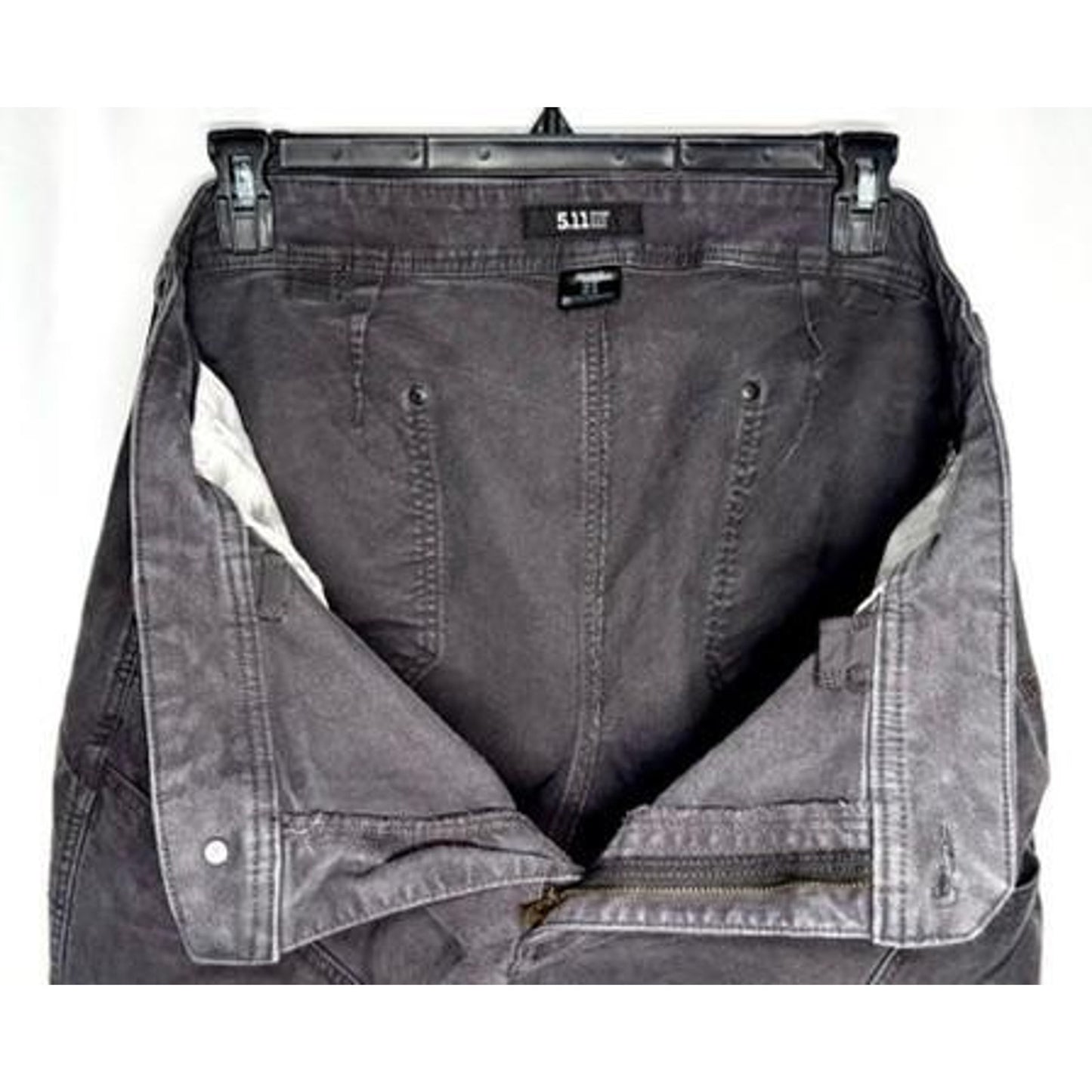 5.11 Tactical Mens Pants 42x30 Gray Canvas Utility Cargo Workwear Outdoor