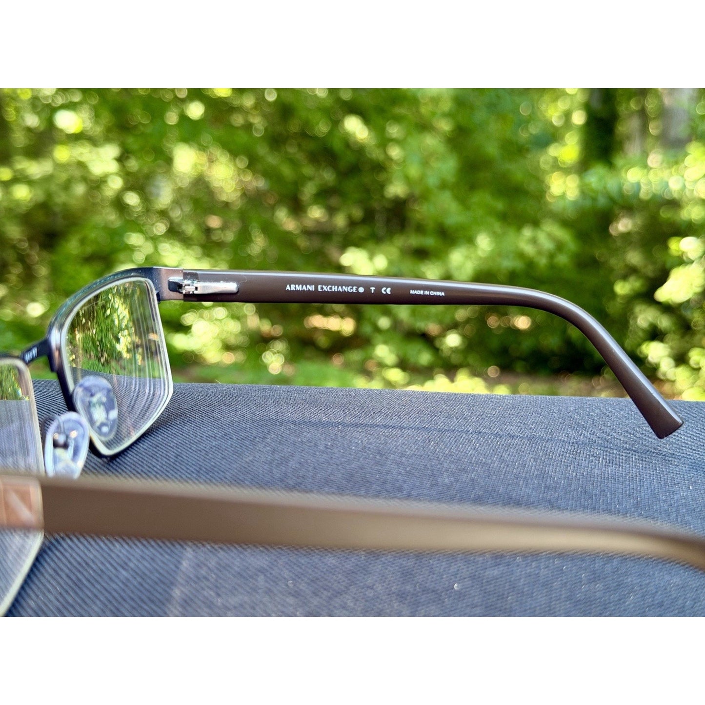 Armani Exchange AX1019 6001 Matte Brown Eyeglasses Frames Men's 54/17 140 A|X