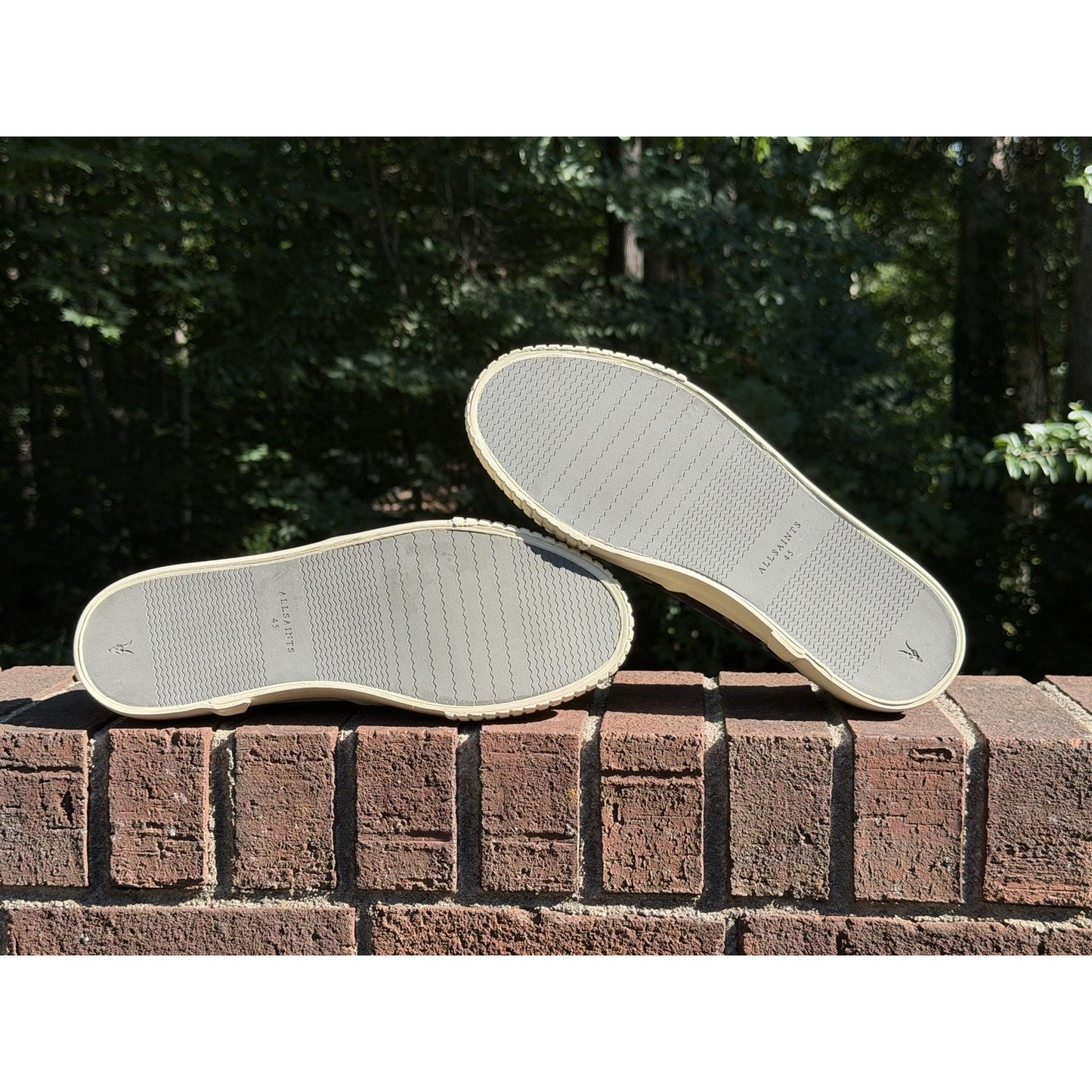 Allsaints London Spitalfields Slip On Cube Low Top Sneakers Men's 12 US 45 EU