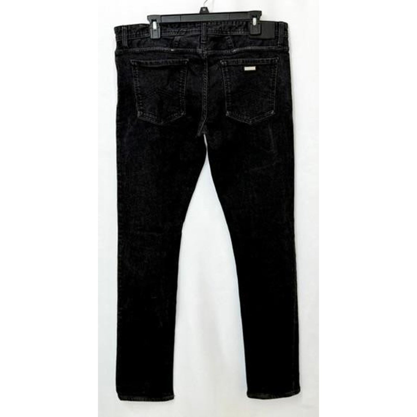 Armani Exchange J14 Skinny Jeans Mens 36 Black Denim Stretch Pants