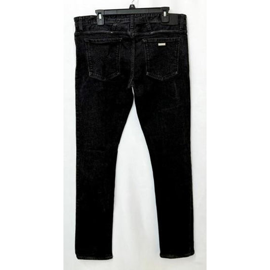 Armani Exchange J14 Skinny Jeans Mens 36 Black Denim Stretch Pants