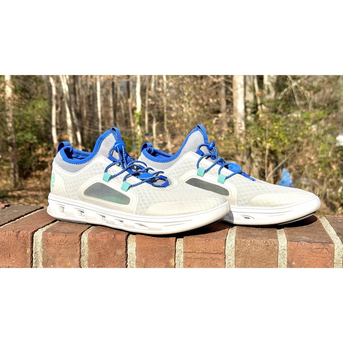 Magellan Outdoors Pro Fish Men's Angler 2.0 Boat Shoes Mens Size 11 White & Blue