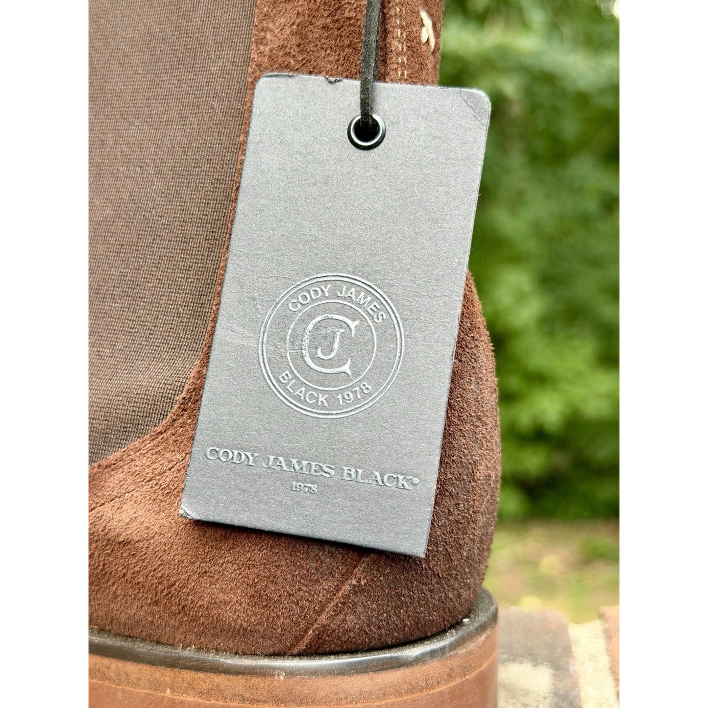 Cody James Black 1978 Franklin Chelsea Boots Mocha Suede Men 12D NWT $245 Retail