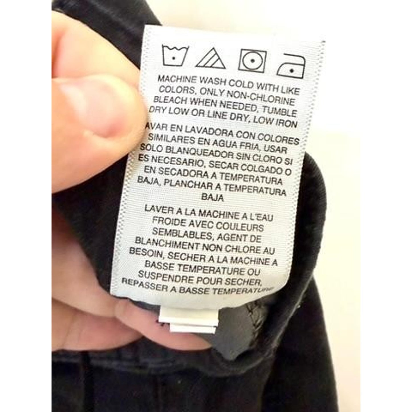 Wrangler Boys Cargo Jogger Pants Size 8 Regular Black Elastic Waist Stretch