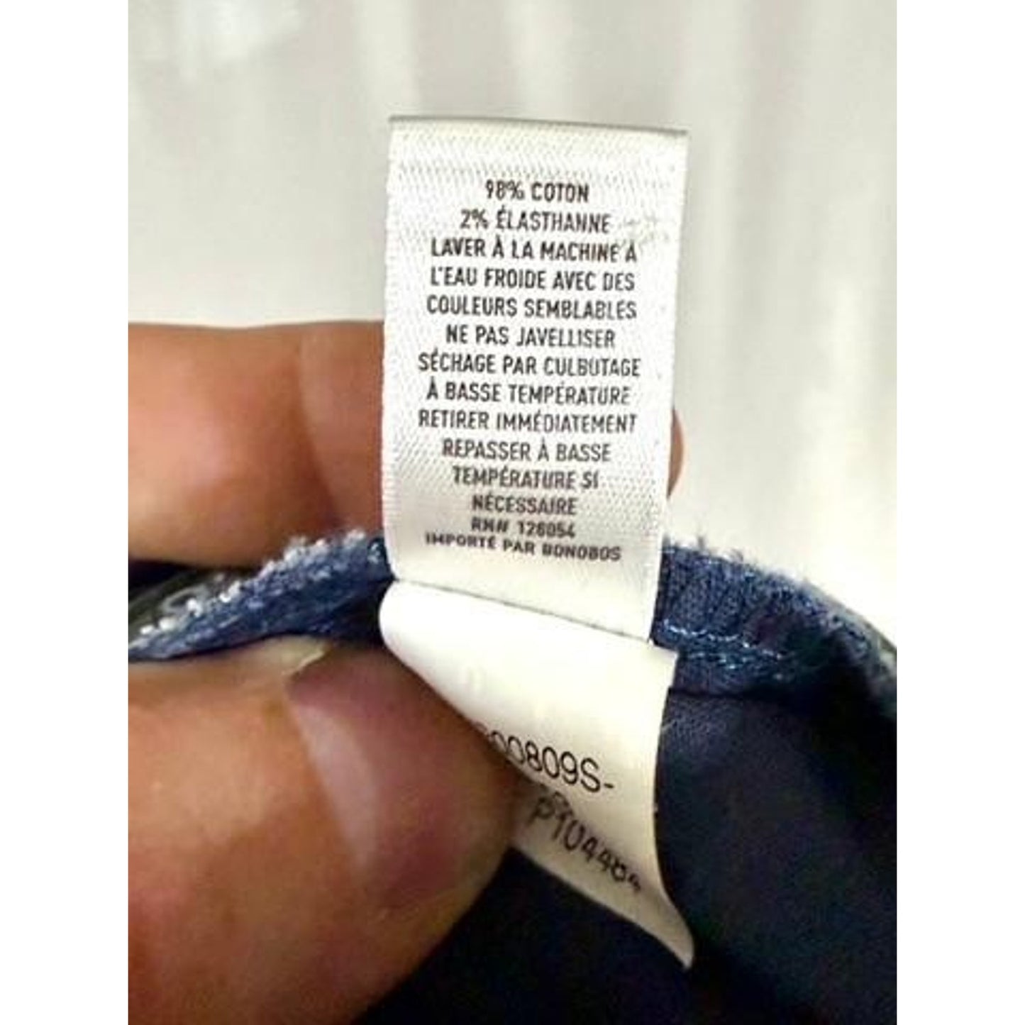 Bonobos Chinos Mens 31x30 Slim Fit Blue Cotton Stretch Casual Pants
