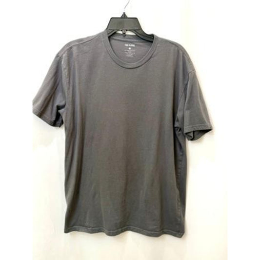 True Classic Tees Crew Neck T-Shirt Mens Large Gray Cotton Blend Short Sleeve