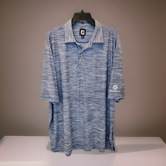 FOOTJOY / FJ Gray Heathered Performance Tour Golf Polo / Men’s XL / Whirlwind