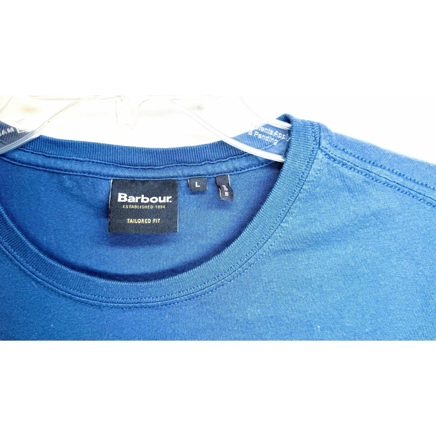 BARBOUR T-Shirt Fish Fly Tee / Estate Blue / Men’s Size Large