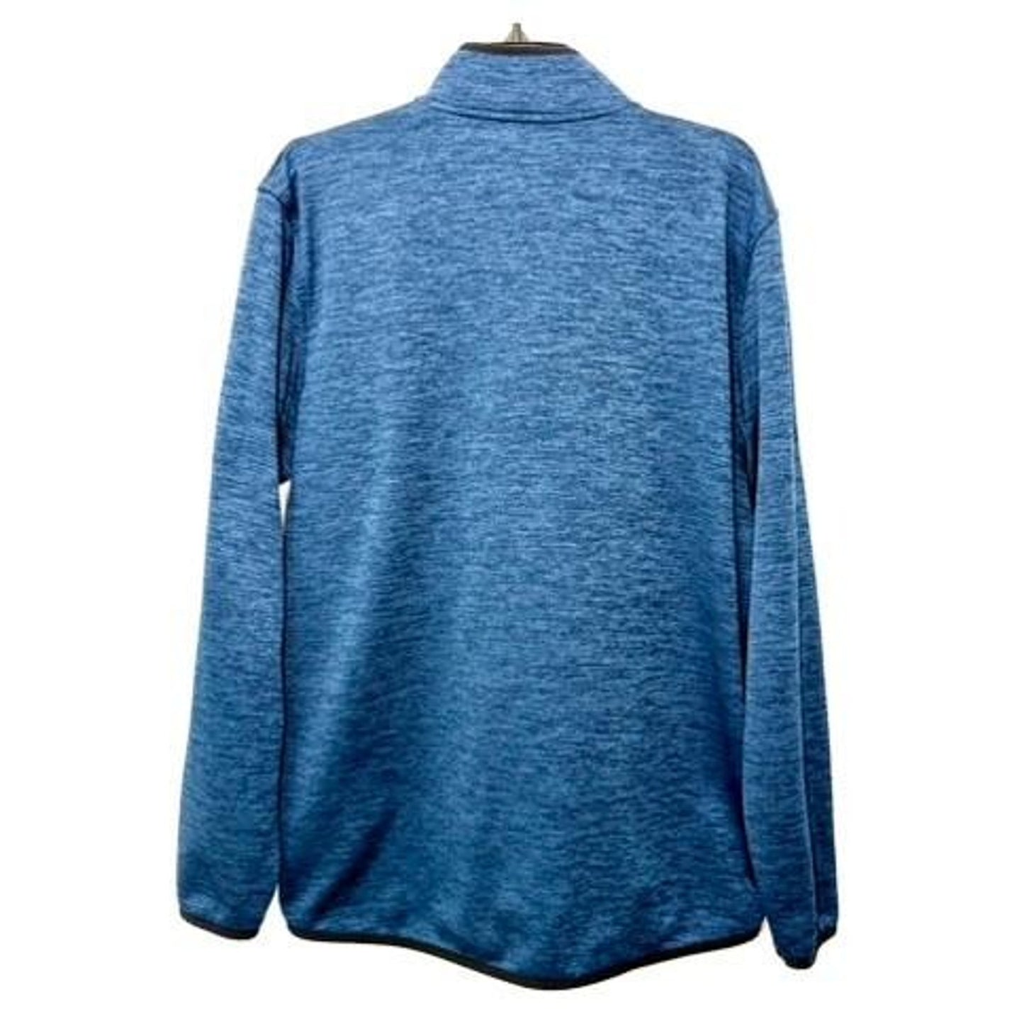 Under Armour ColdGear 1/4 Zip Pullover Mens XL Blue Space Dye Fleece Sweater