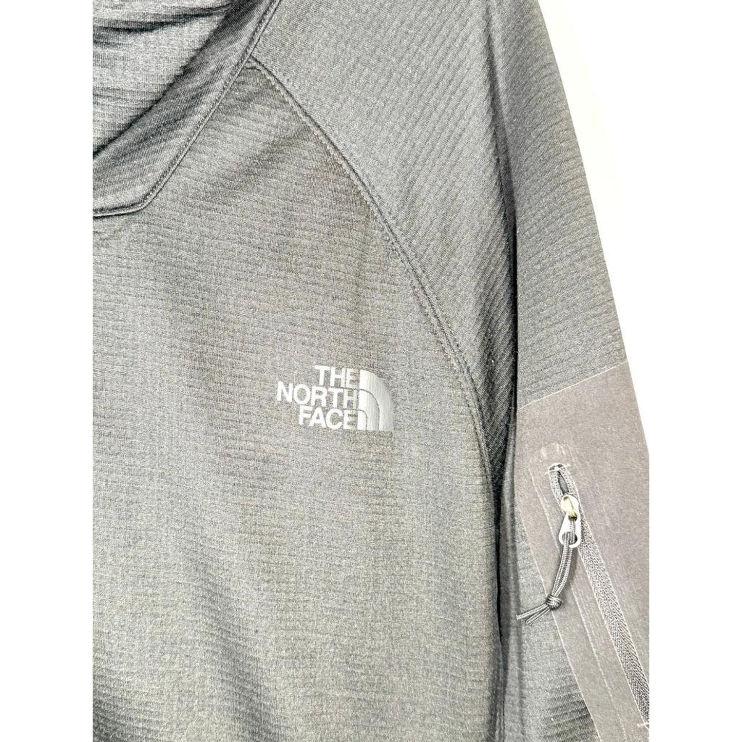 The North Face Mens XL Black Full Zip Grid Fleece Jacket NF0A2VE1