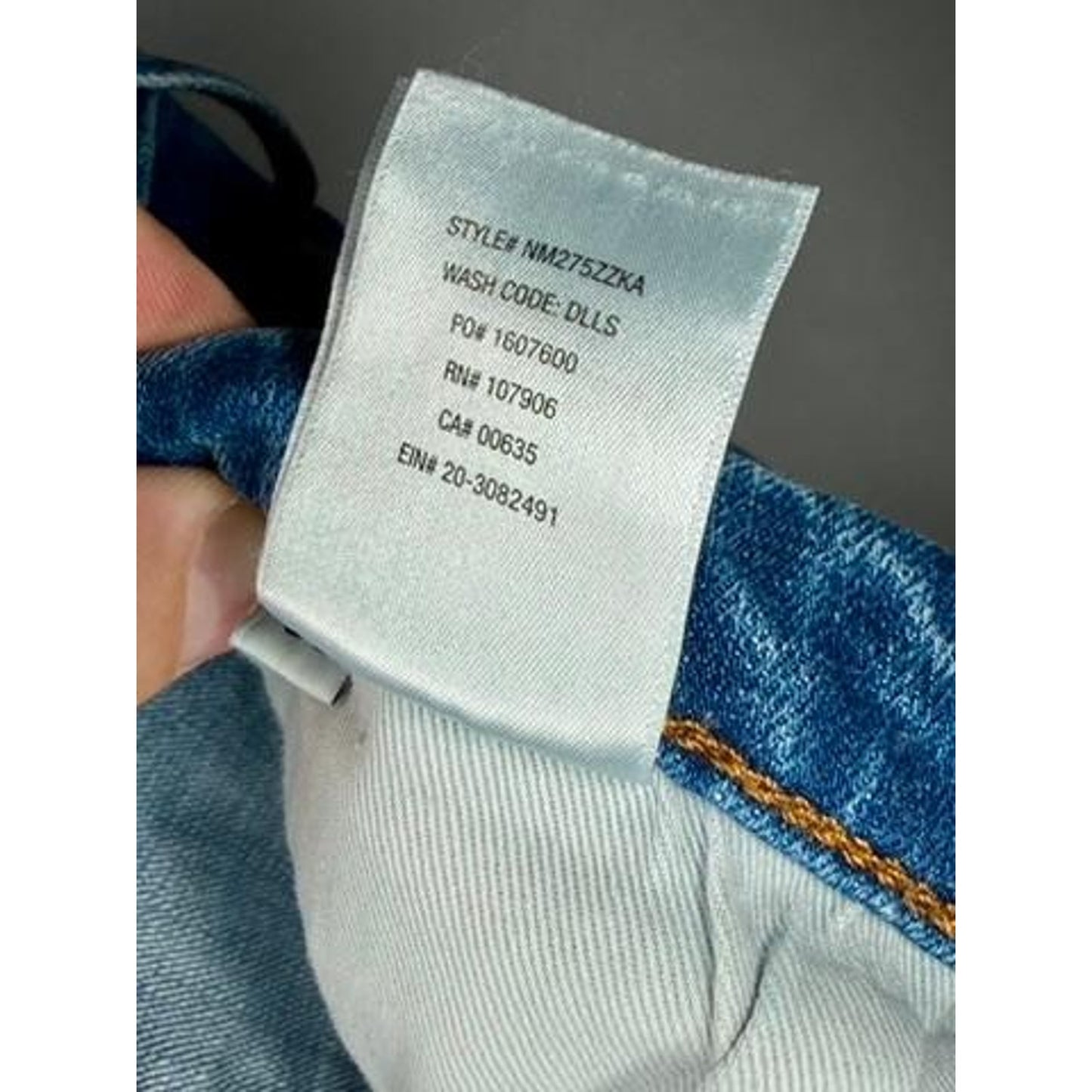 Hudson Blake Slim Straight Jeans Mens Size 36 Blue Denim Stretch Pants
