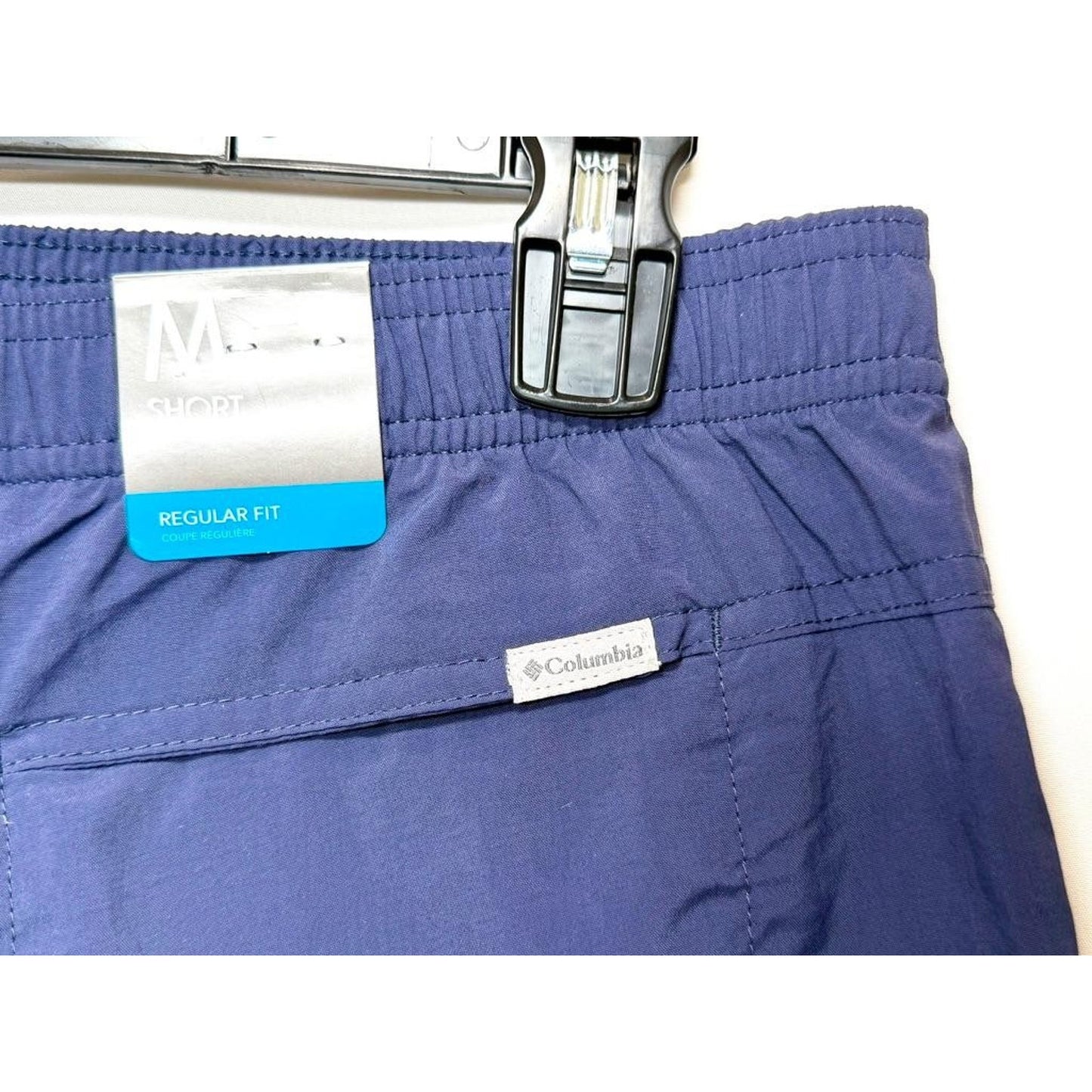 Columbia Sandy River Shorts Womens Medium Blue Nylon Athletic Hiking Outdoor New