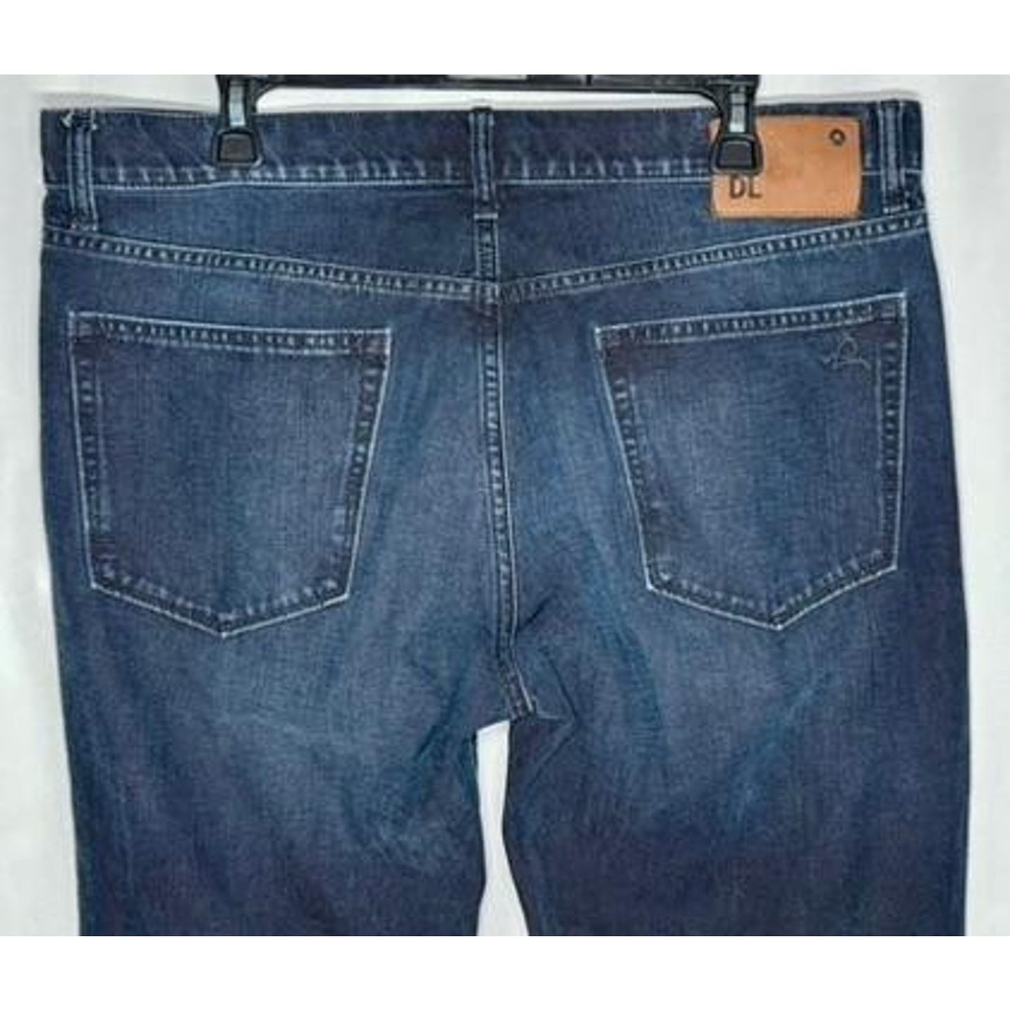 DL1961 Jeans Mens 36 Blue Denim DLX 360 Comfort Stretch Straight Leg