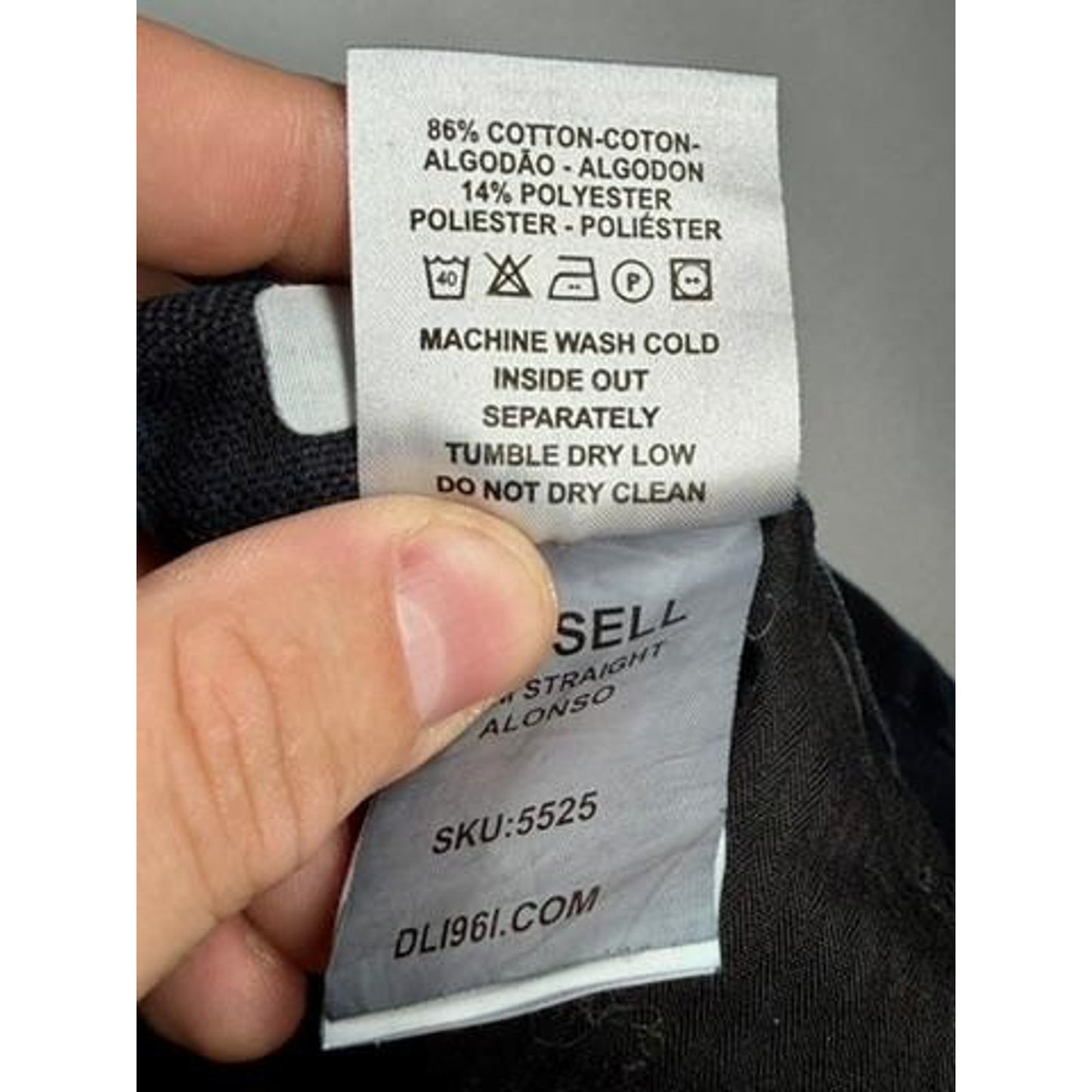 DL1961 Jeans Mens 36 Blue Denim DLX 360 Comfort Stretch Straight Leg