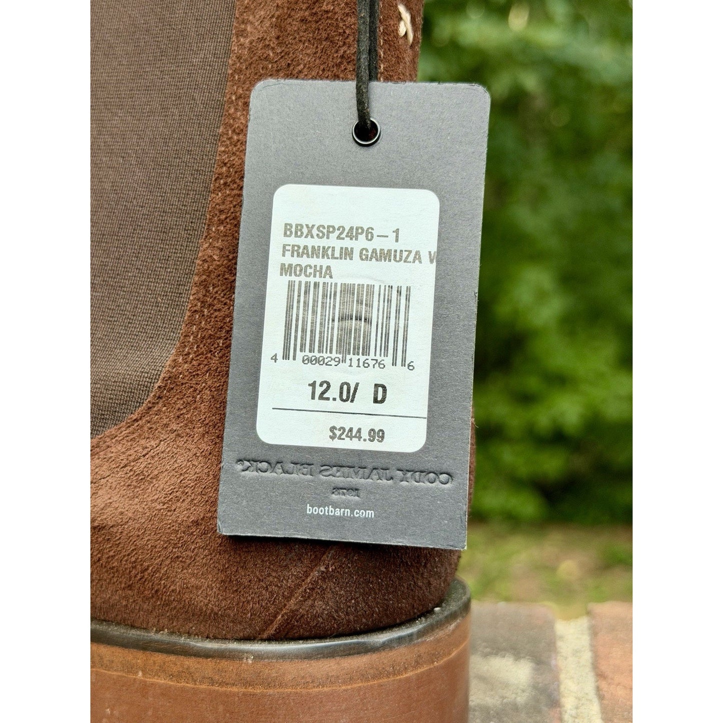 Cody James Black 1978 Franklin Chelsea Boots Mocha Suede Men 12D NWT $245 Retail