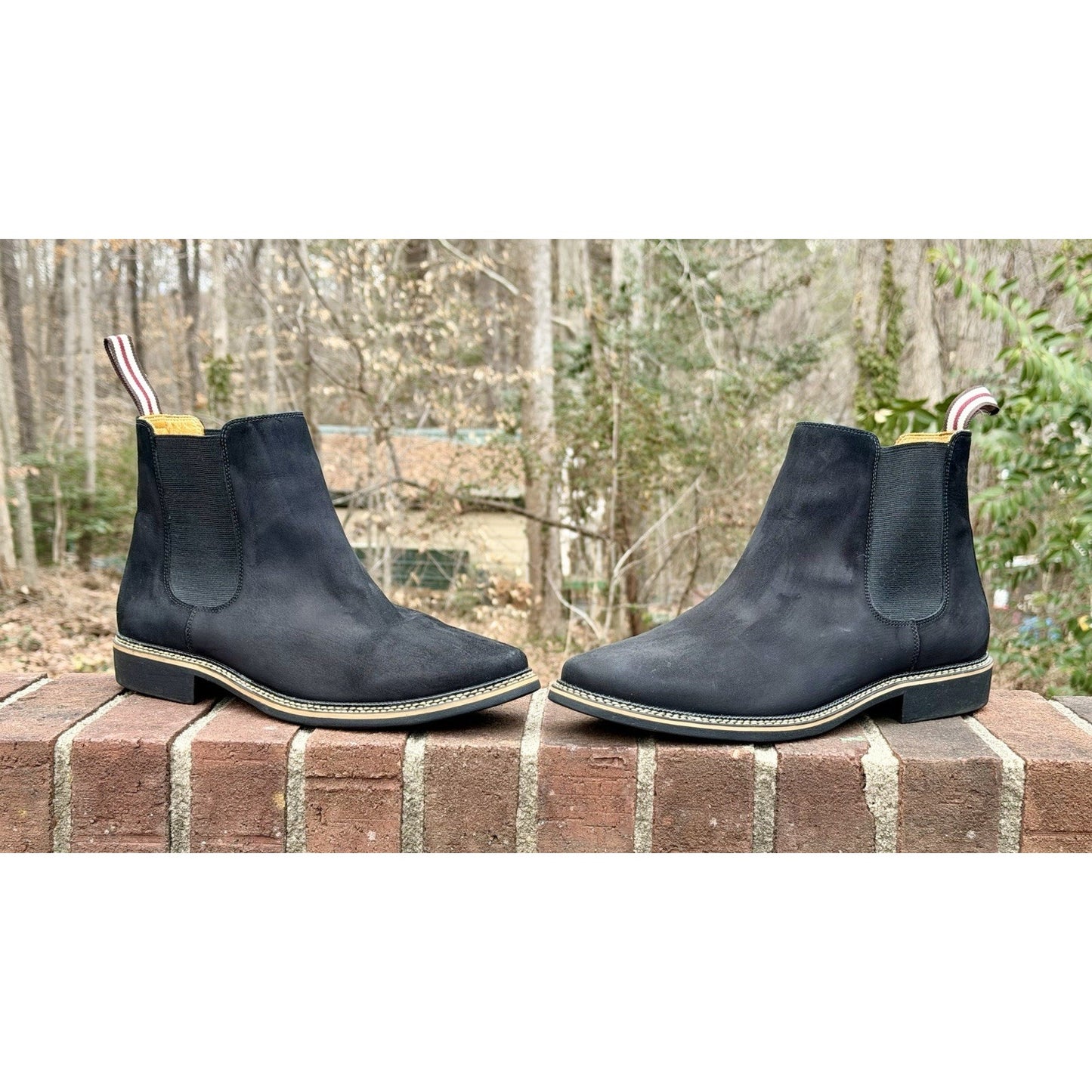 De Wolf Black Suede Chelsea Boots Men’s Size 11.5 / Worn Twice