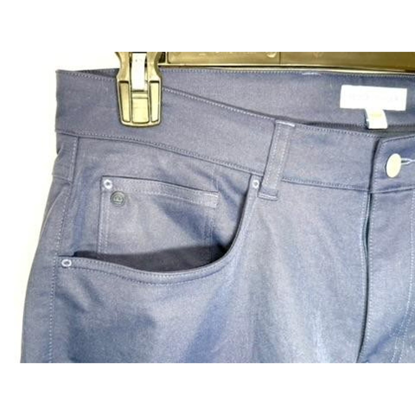 Peter Millar EB66 Classic Fit Pants Mens 33x32 Blue 5-Pocket 2-Way Stretch Golf