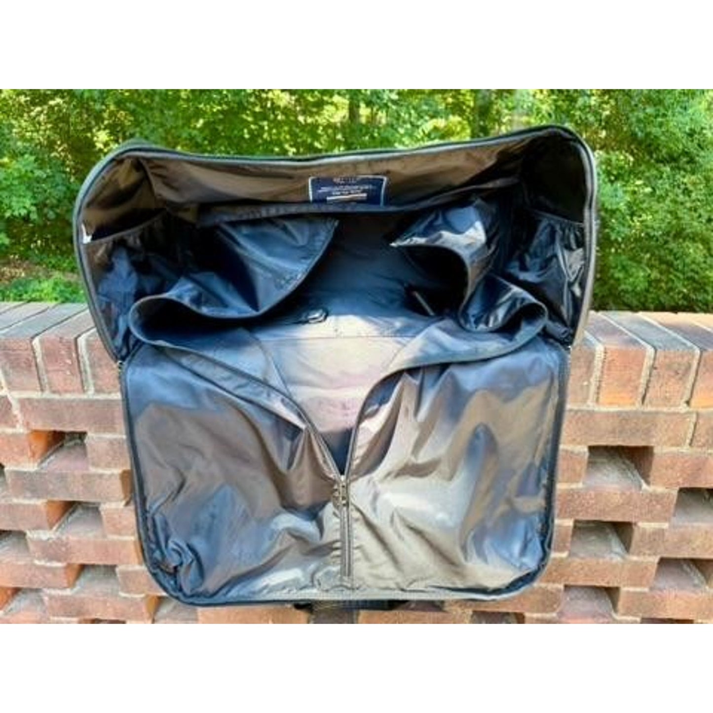 Stitch Golf Ultimate Garment Bag Black Leather Convertible Duffle Travel Bag