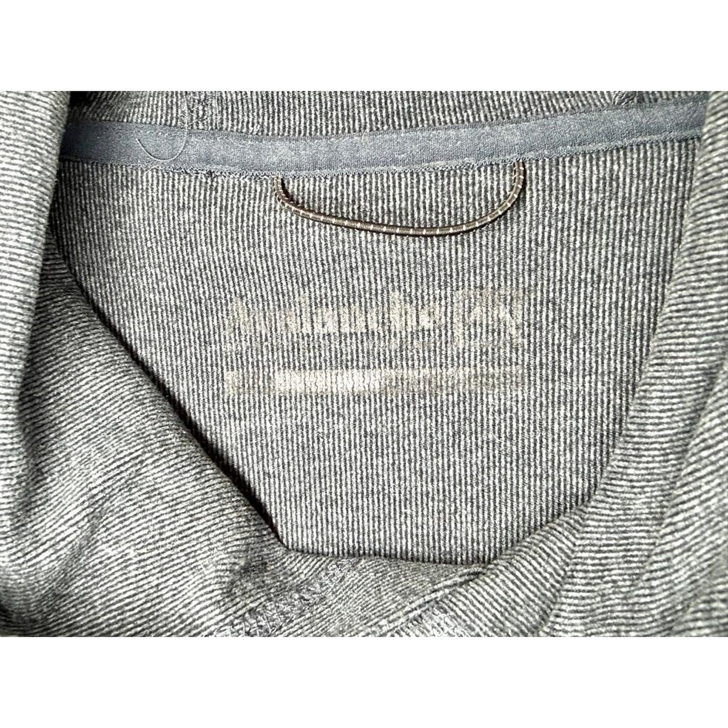 Avalanche Outdoor Supply Hoodie Mens Large Blue Ribbed Knit Pullover Sweatshirt