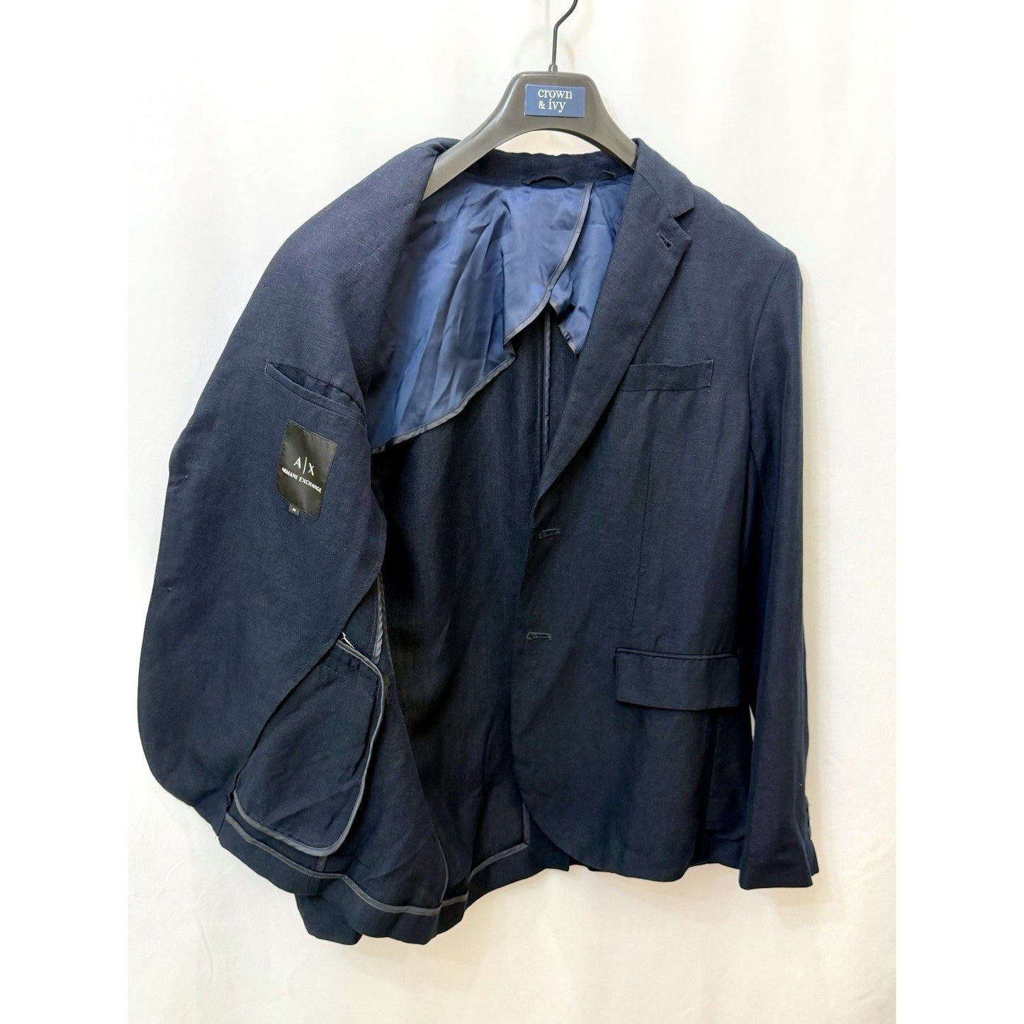 A/X Armani Exchange Linen-Blend 2-Button Sport Coat - Men’s Size 40R - $220 New