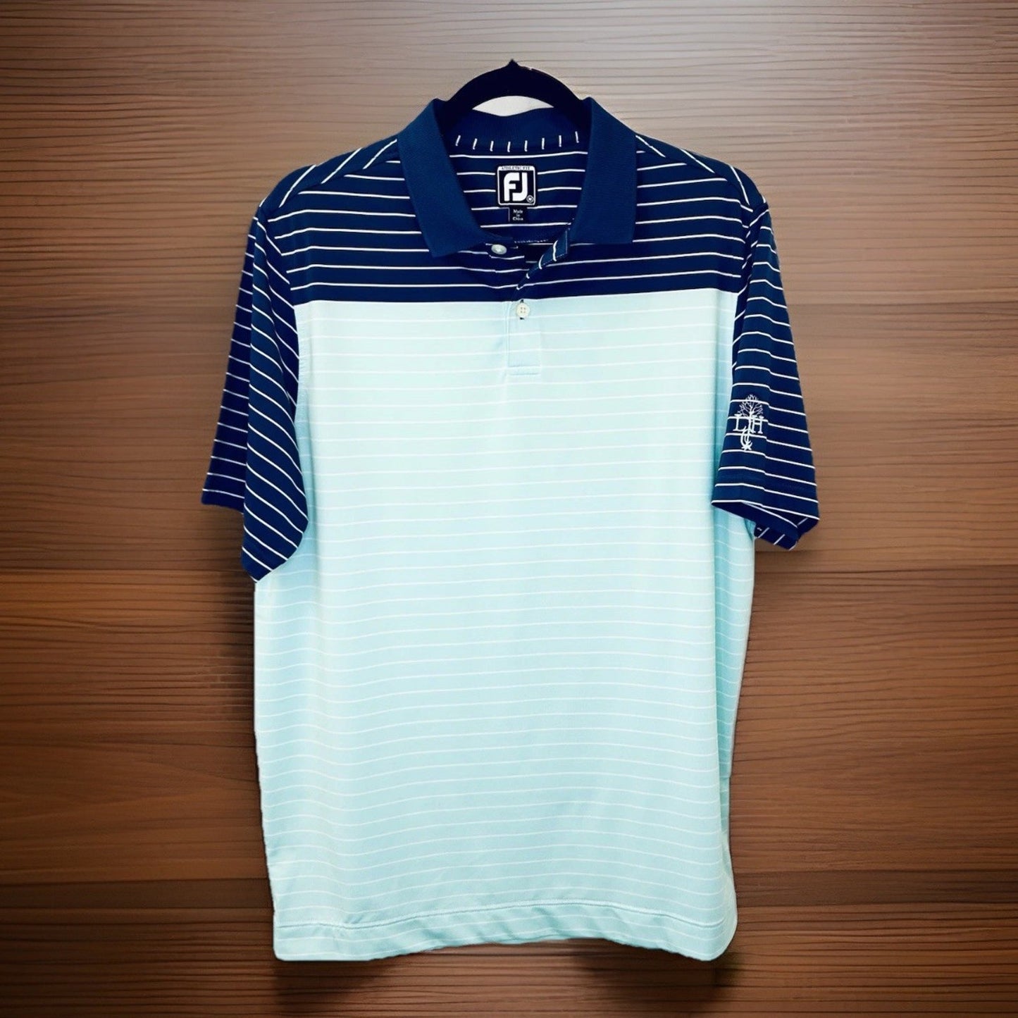 FootJoy FJ Men's Medium Short Sleeve Golf Polo Logo