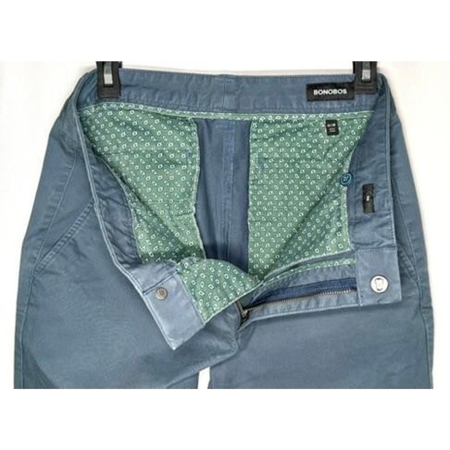 Bonobos Chinos Mens 31x30 Slim Fit Blue Cotton Stretch Casual Pants