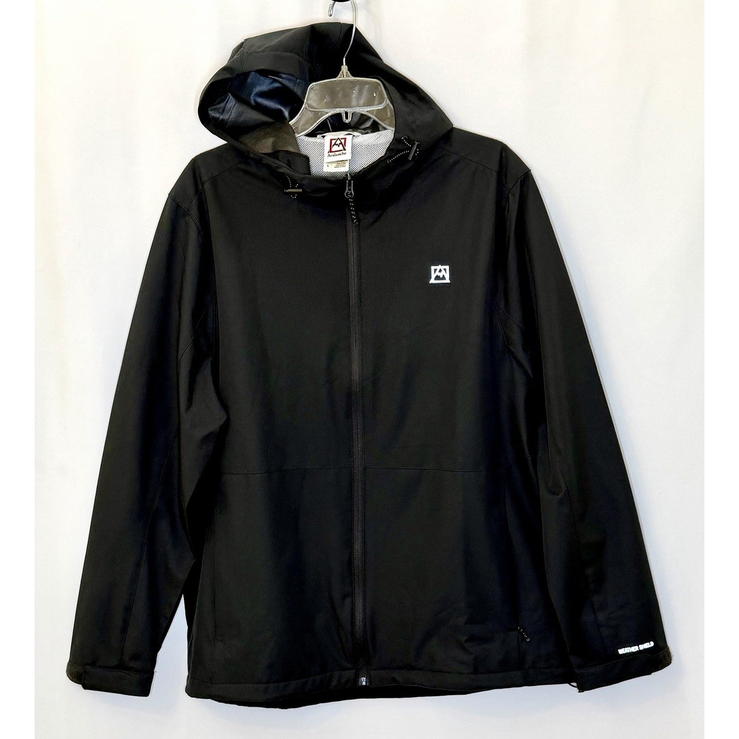 Avalanche Men's Weather Shield Hoodie Light Weight Jacket Zip Size Large