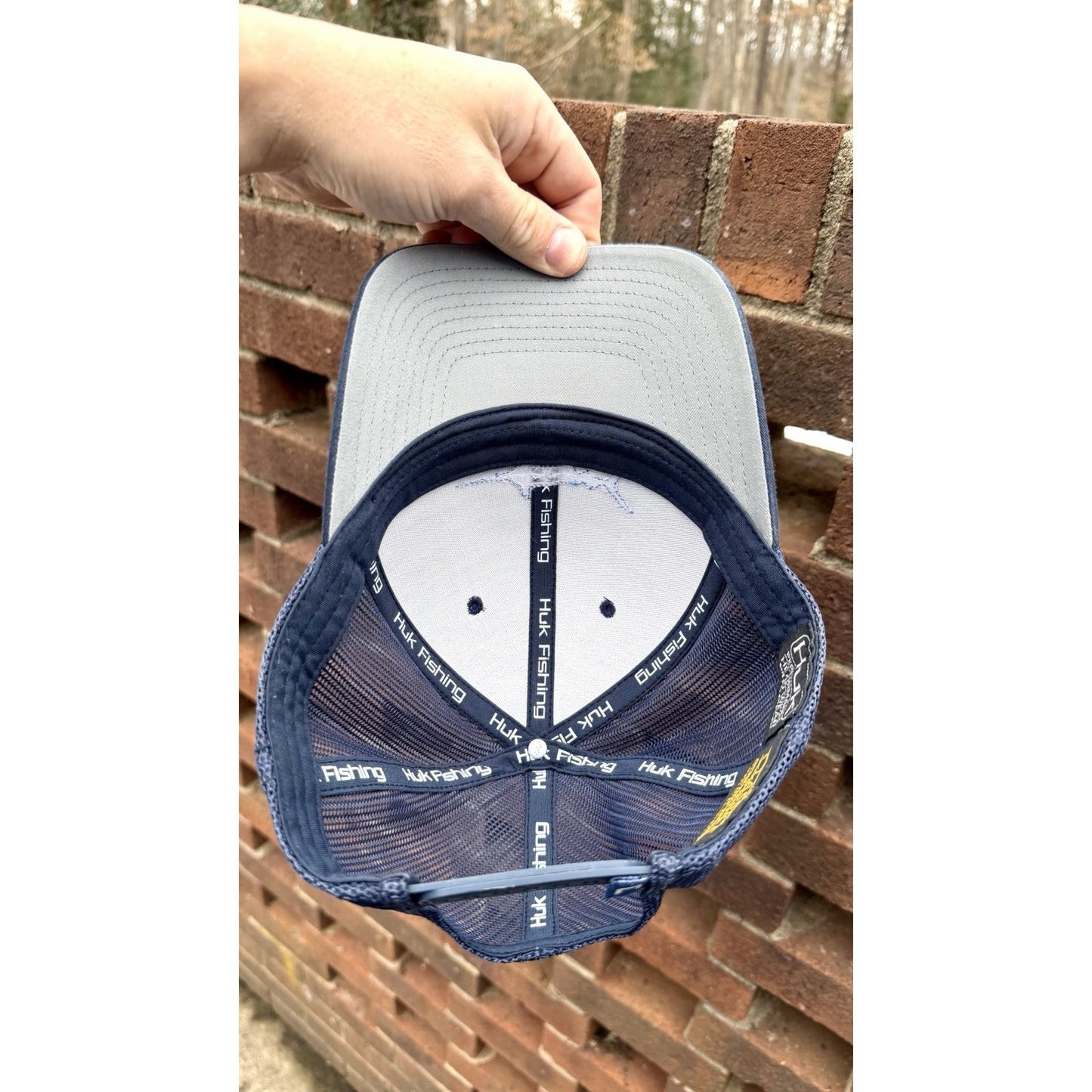 HUK MARLIN PTCH TRUCKER NAVAL-SNAPBACK - BLUE - Has Been Steam Cleaned