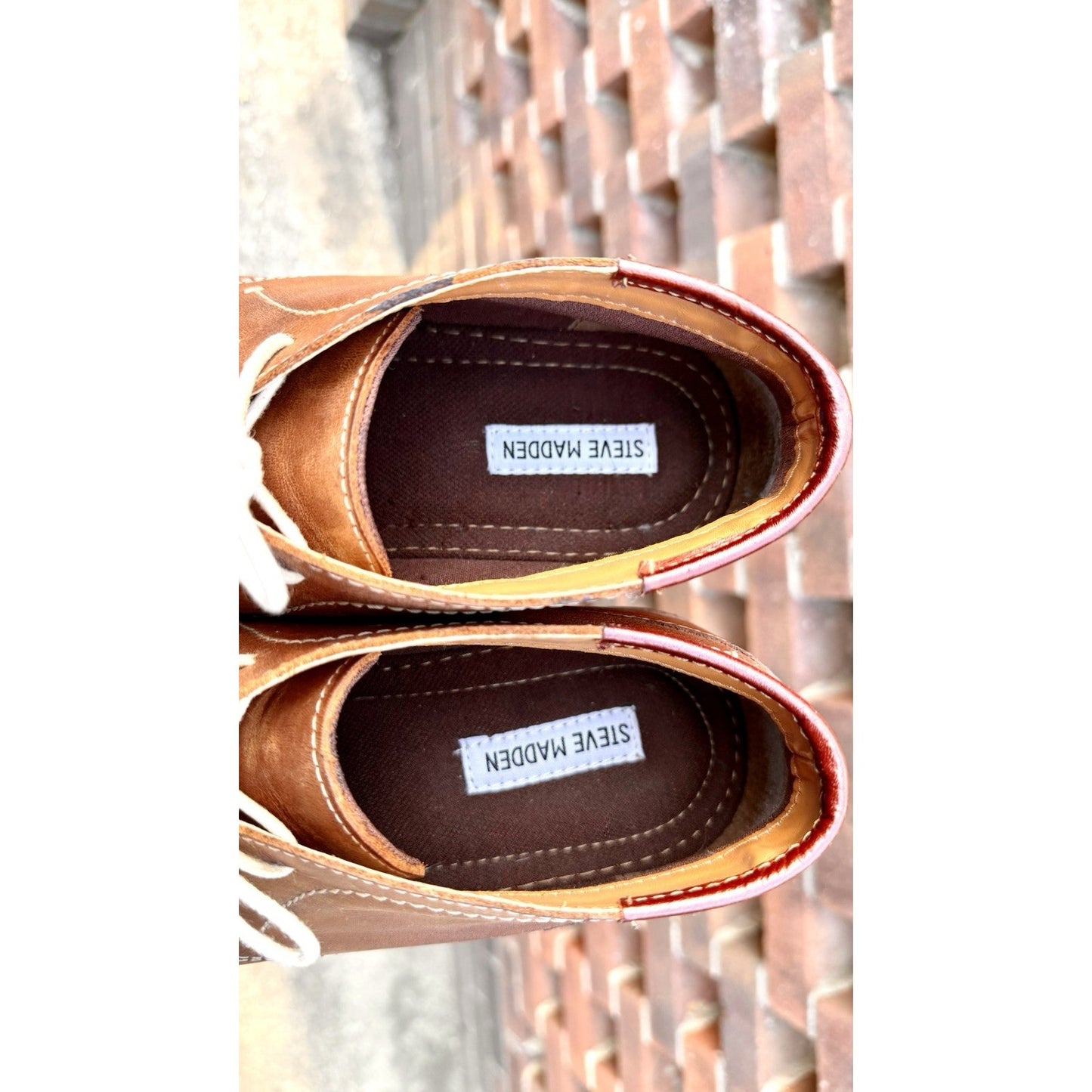 Steve Madden Heston Chukka Boots Tan Leather - Worn Twice/Cleaned Men’s Size 12