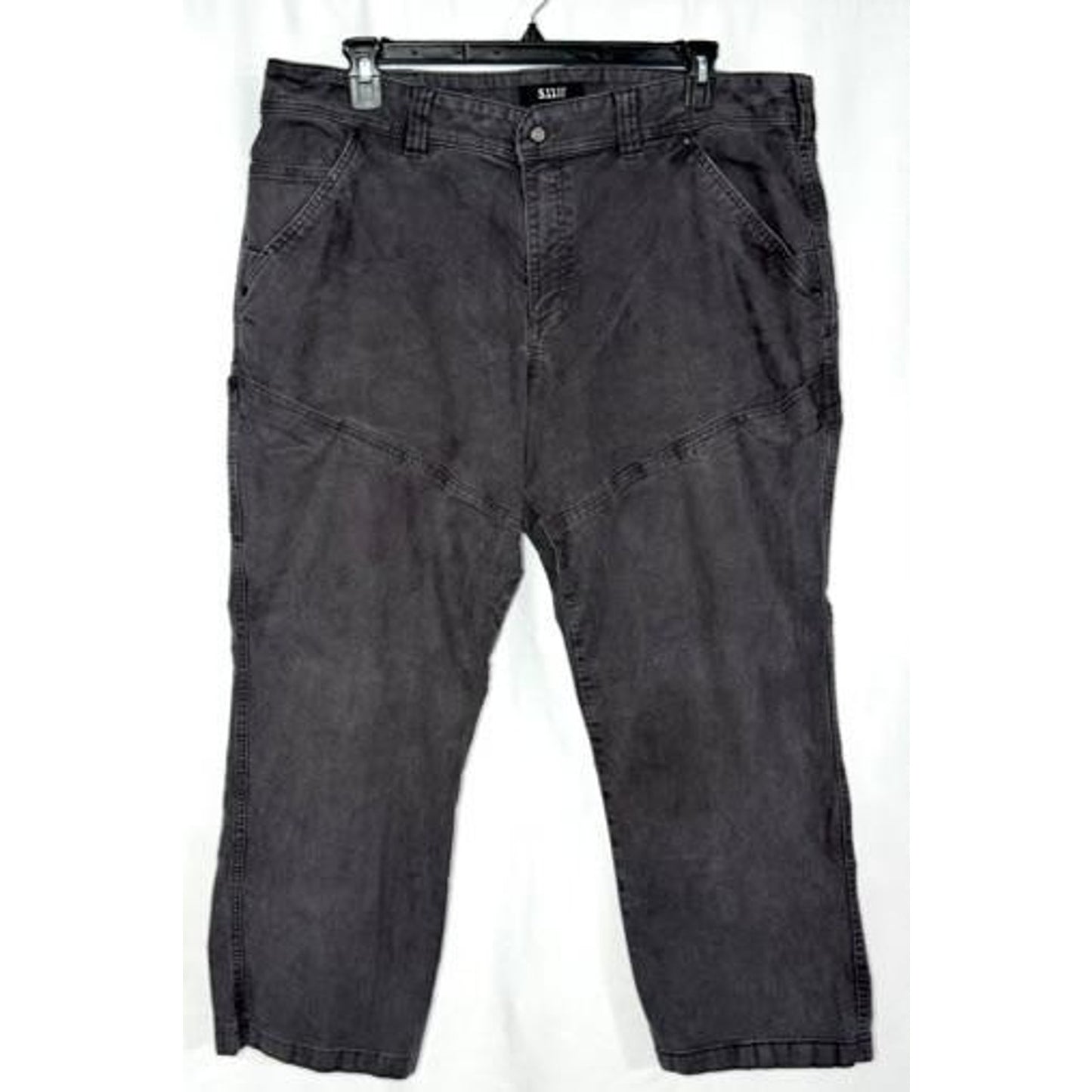 5.11 Tactical Mens Pants 42x30 Gray Canvas Utility Cargo Workwear Outdoor