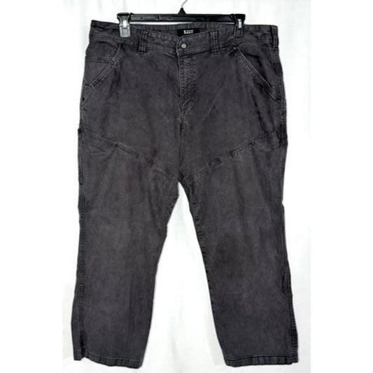 5.11 Tactical Mens Pants 42x30 Gray Canvas Utility Cargo Workwear Outdoor
