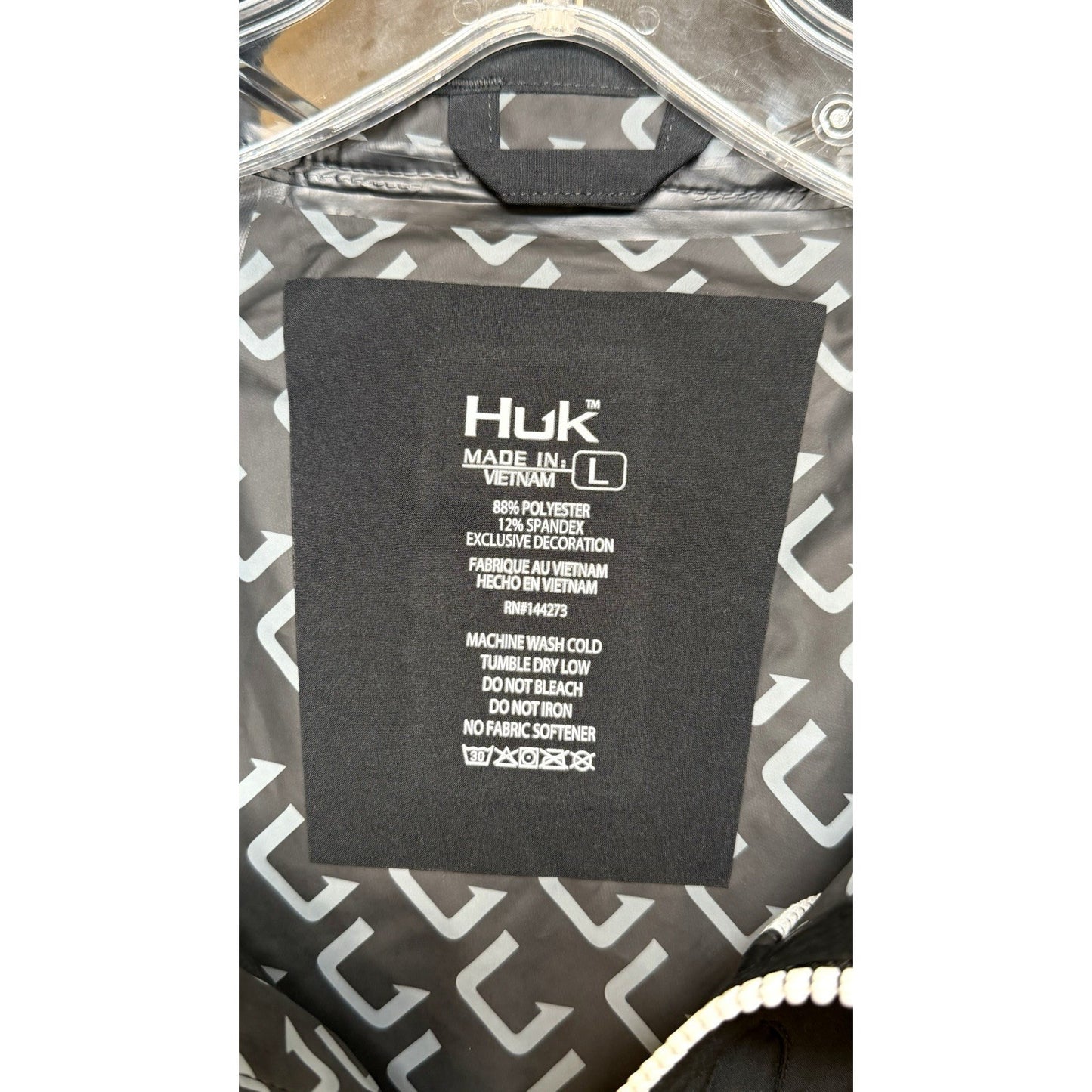 NWOT Huk Pursuit Waterproof Performance Fishing Hooded Jacket Size Large