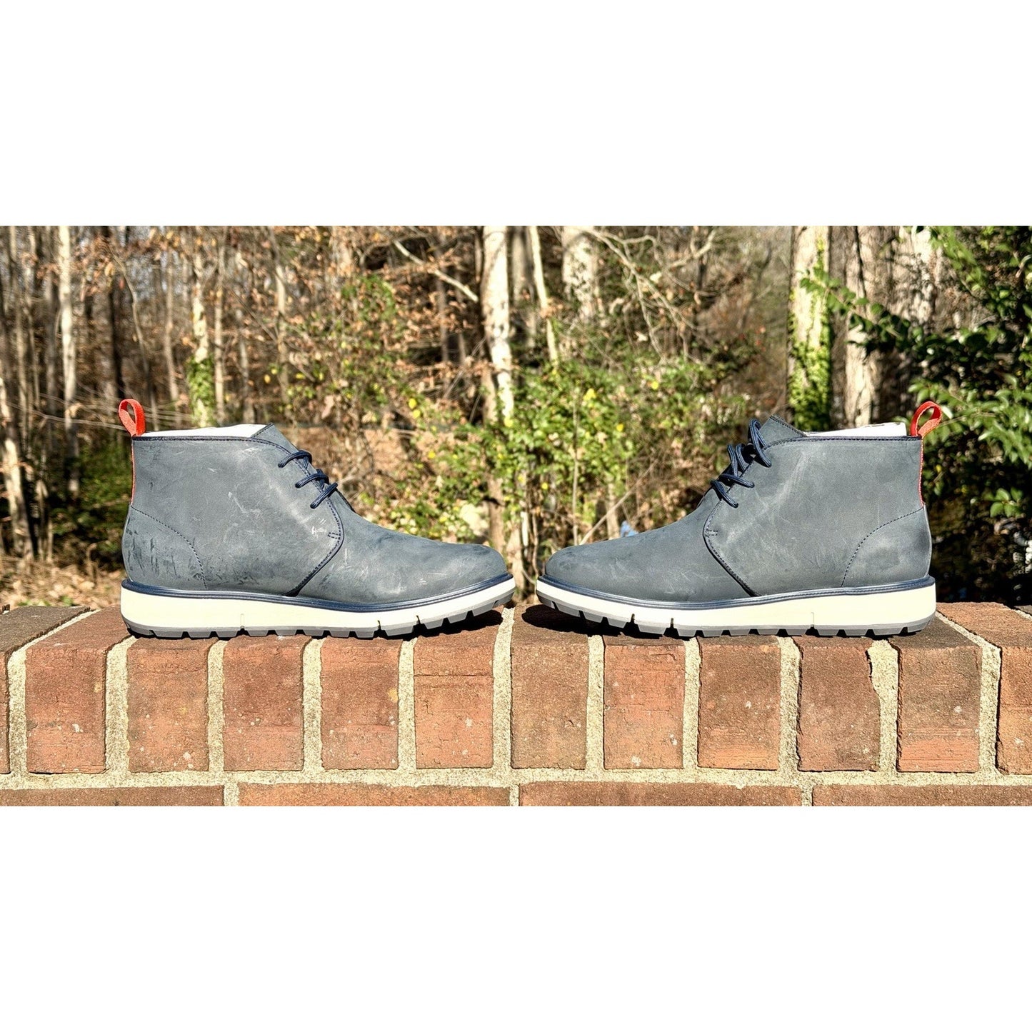 NWT SWIMS Men's Motion Chukka Boots Color Navy Men’s Size 8 / $258 Retail