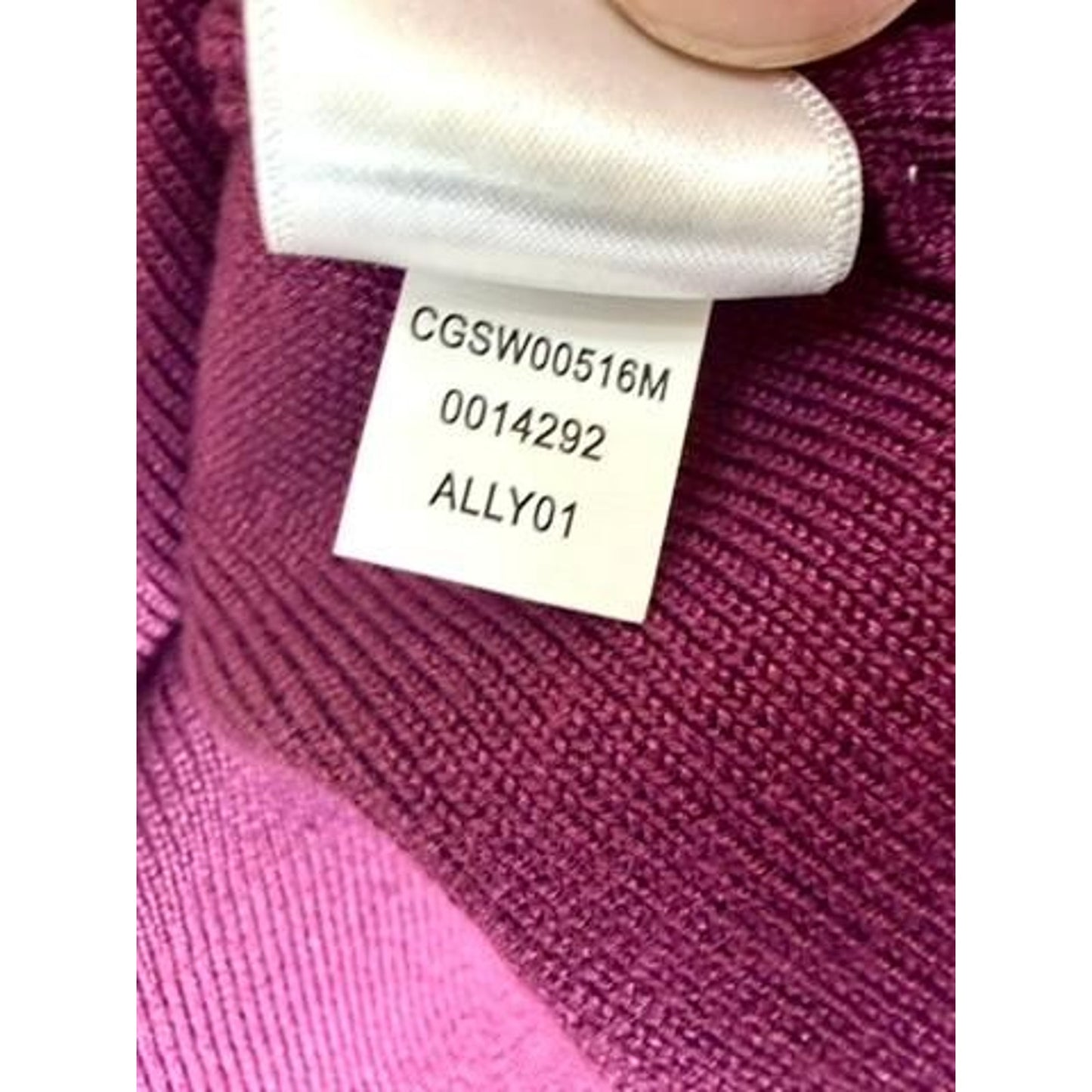 Cable & Gauge Womens Large Cabernet Red Mock Neck Asymmetrical Zip Sweater NWT