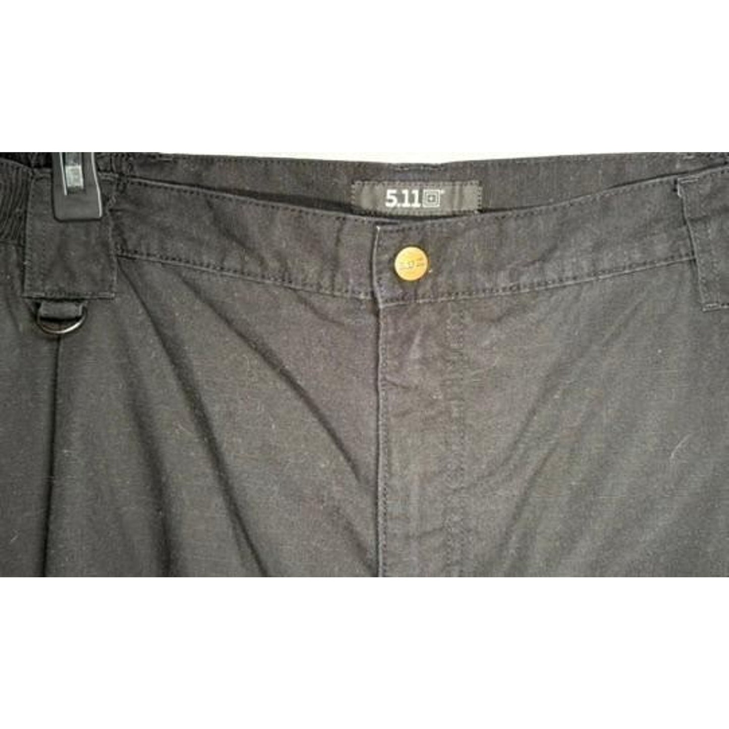 5.11 Tactical Cargo Pants Mens 42x30 Black Ripstop Workwear Utility