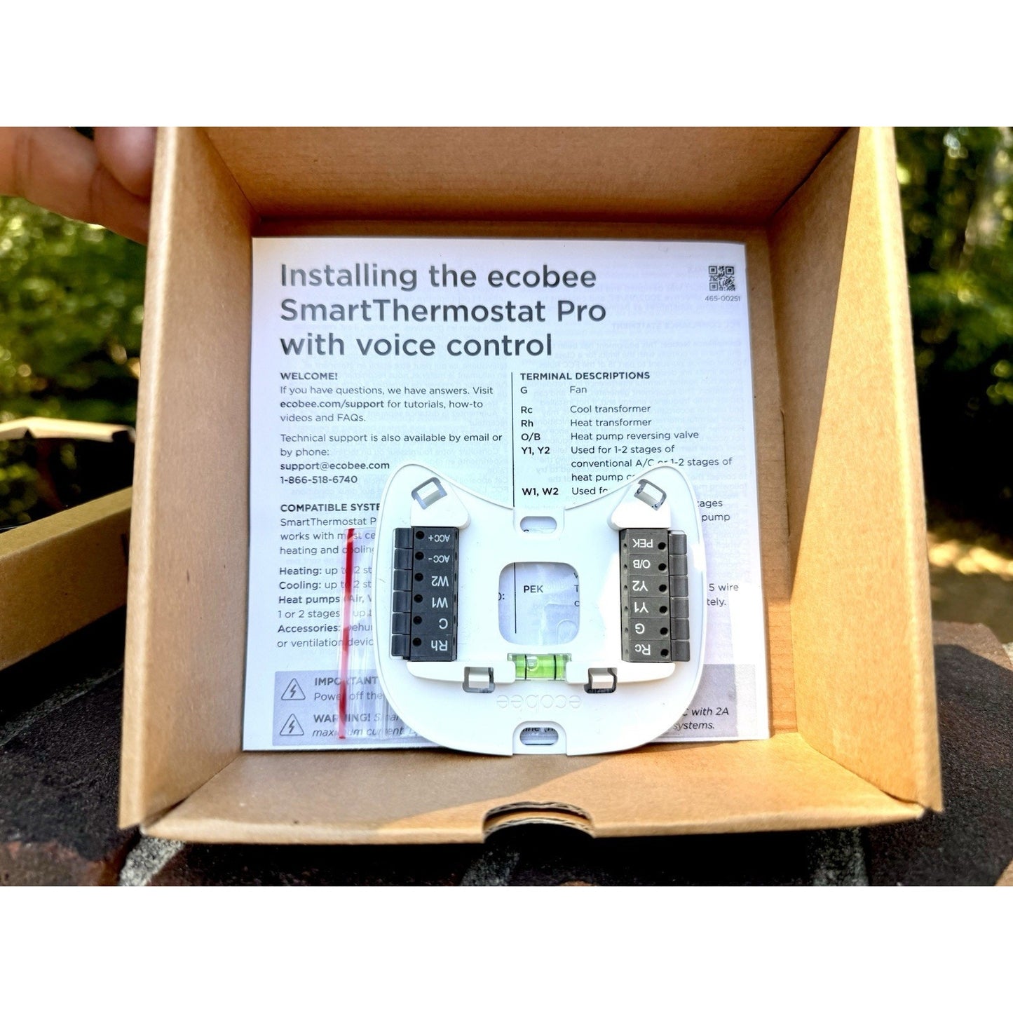 Ecobee SmartThermostat Pro With Voice Control EB-STATE5CB-01 Brand New!!!