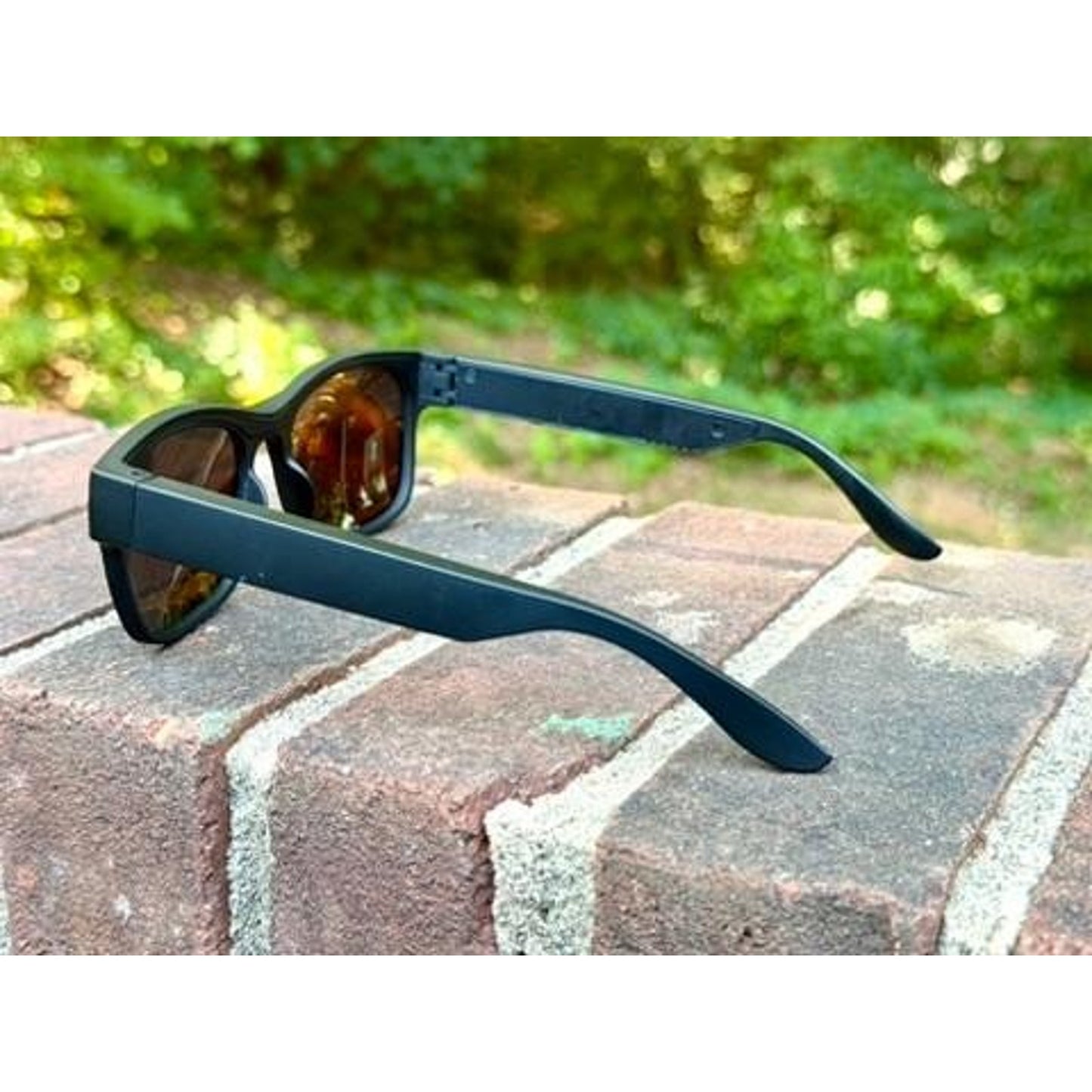 Bluetooth Smart Sunglasses Wireless Audio Music Matte Black Blue Green Mirror