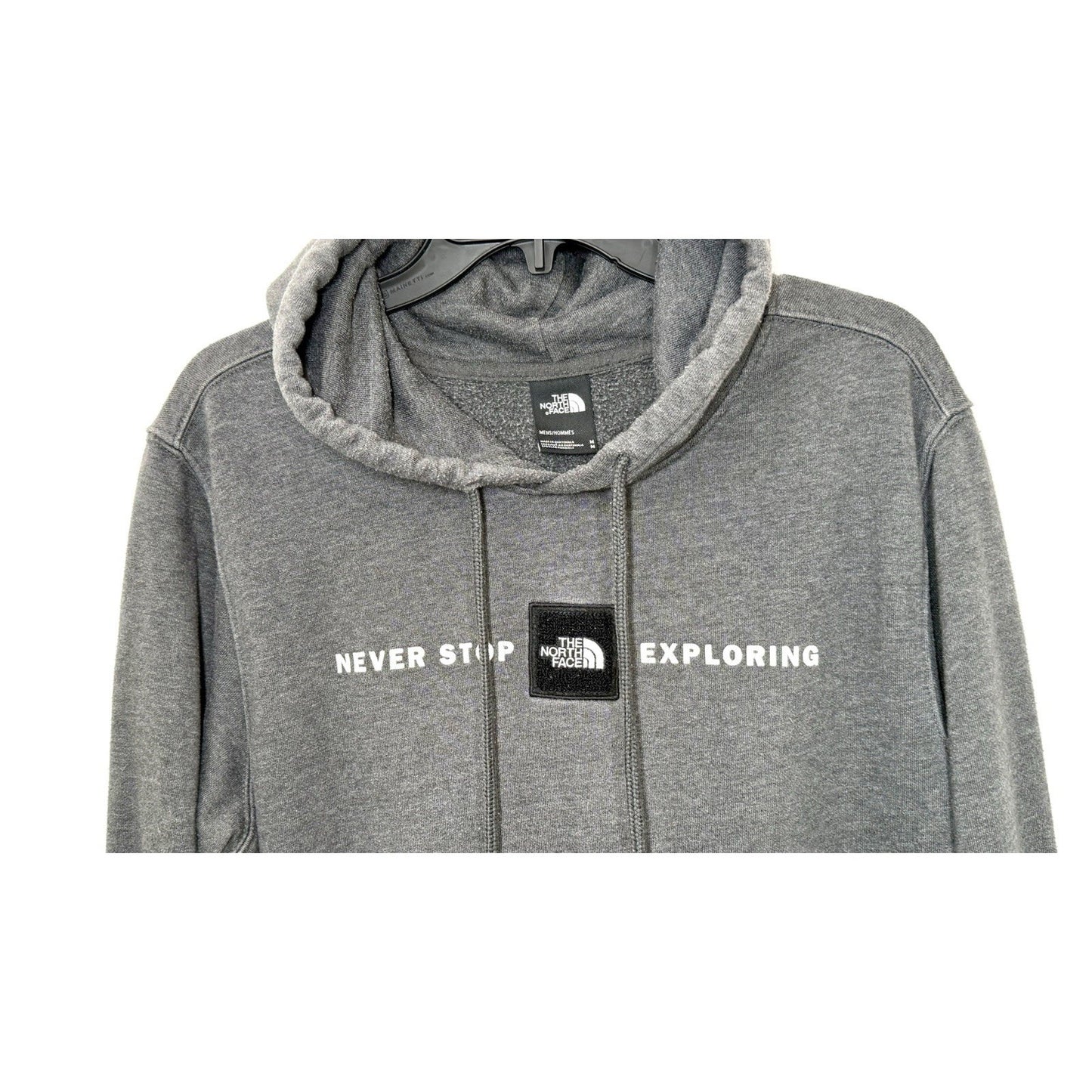 The North Face Hooded Sweater Men's Size Medium Pullover Hoodie Logo Black