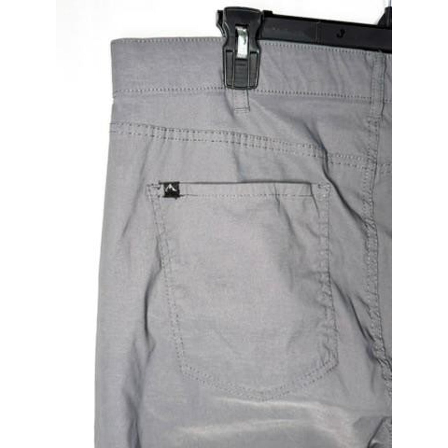 Denali Mens Pants 36x32 Gray Nylon Spandex Stretch Hiking Outdoor Travel