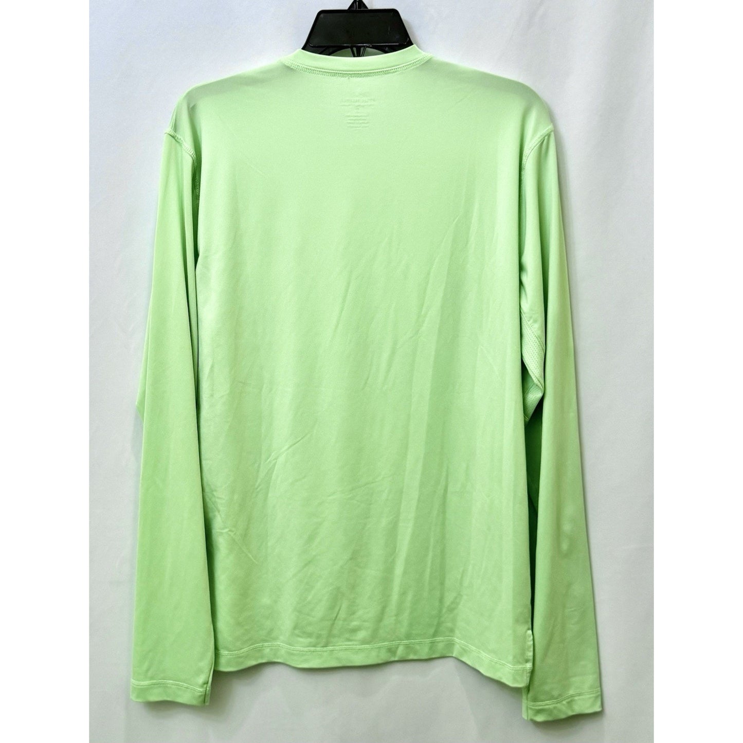 Fish Hippie Dri Fit Long Sleeve Performance Shirt Size Small In Lime Green