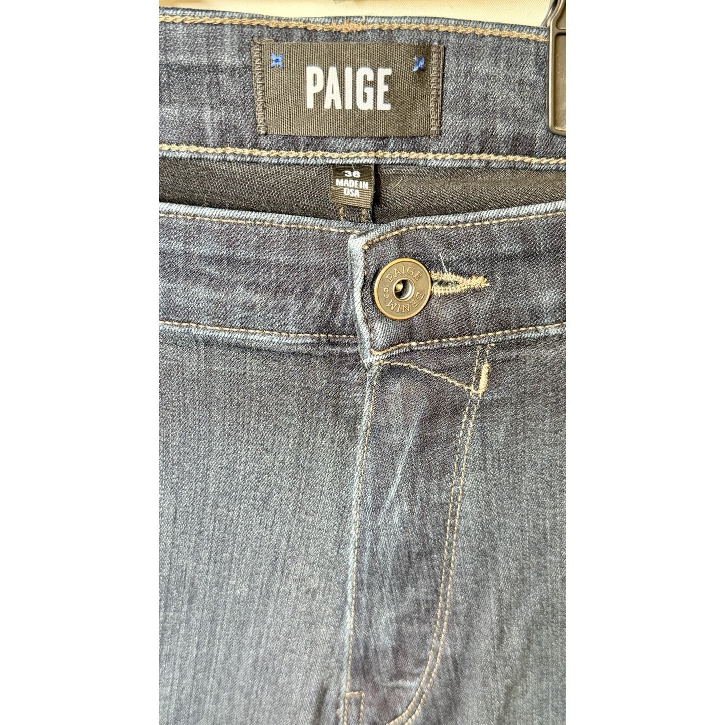 Paige Federal Jeans / Mens Size 36x30 / Stretch Slim Straight Leg ($225 New!!!!)
